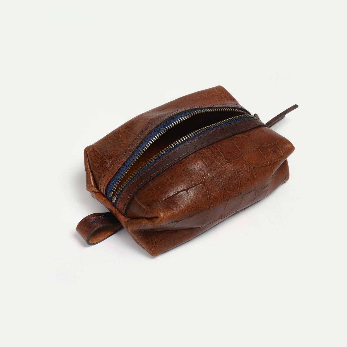 Trousse de toilette ZAZOU - Pain Brûlé Croco (image n°3)