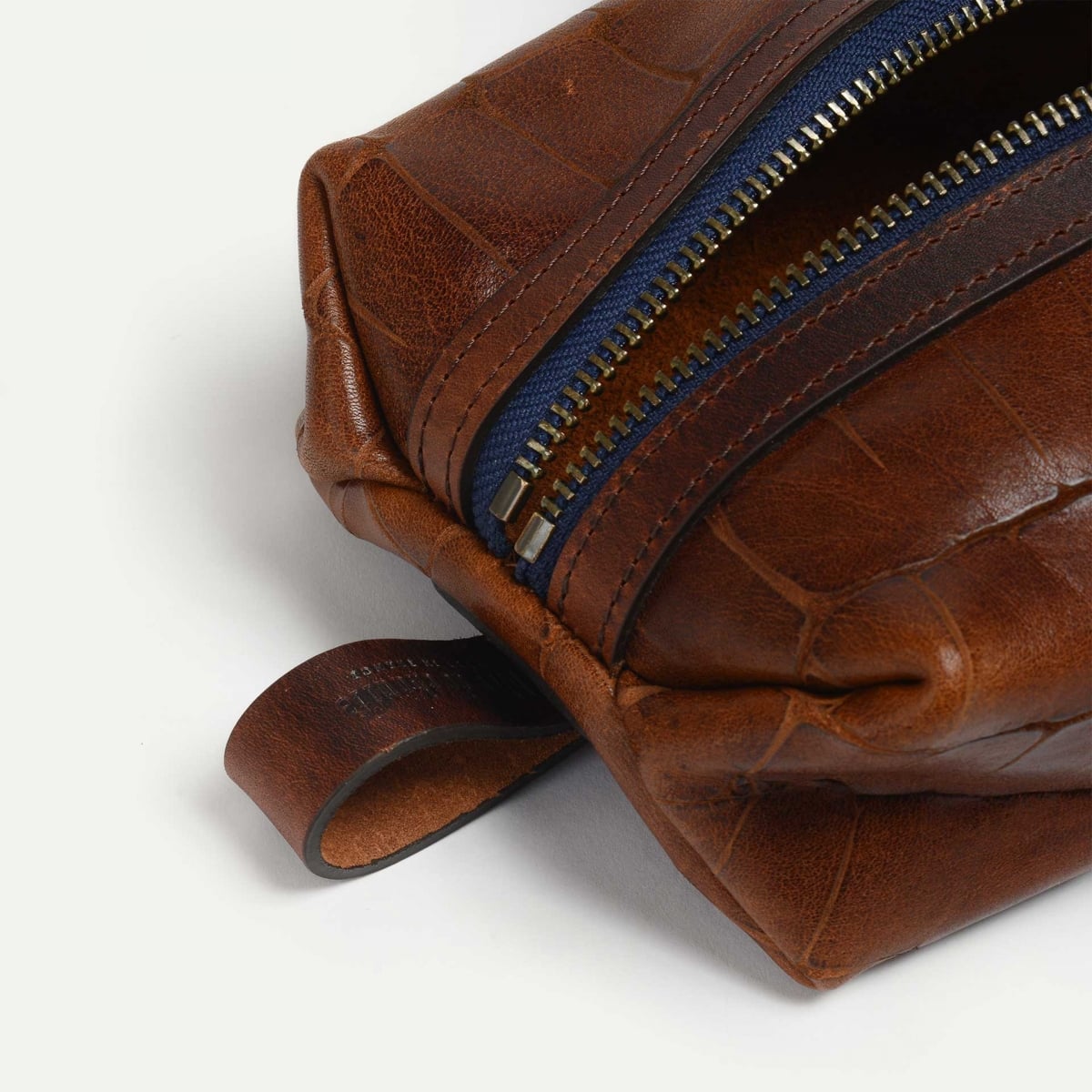 ZAZOU toiletry case - Croco pain brûlé (image n°4)
