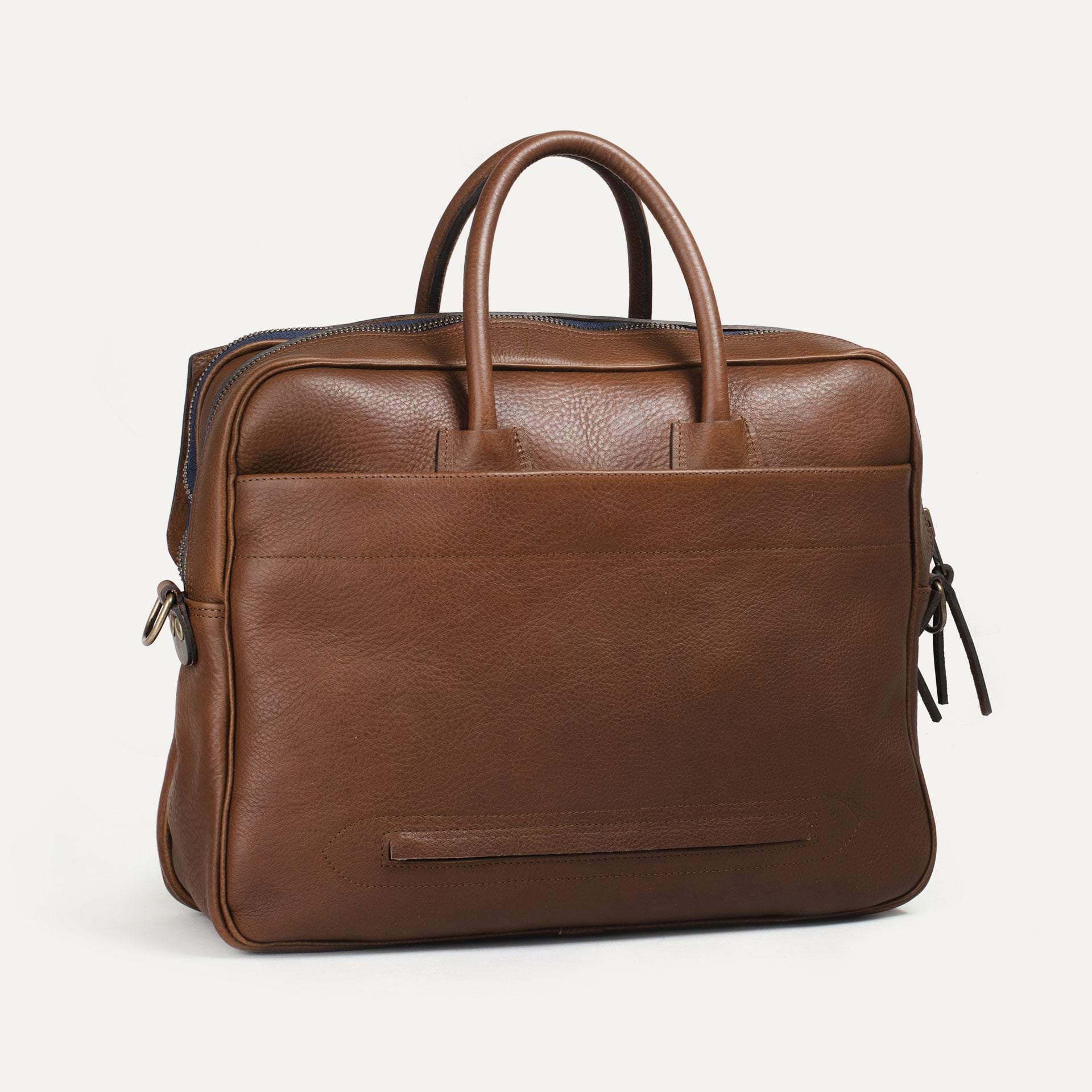 Sac business Zeppo - Brun ambré (image n°3)