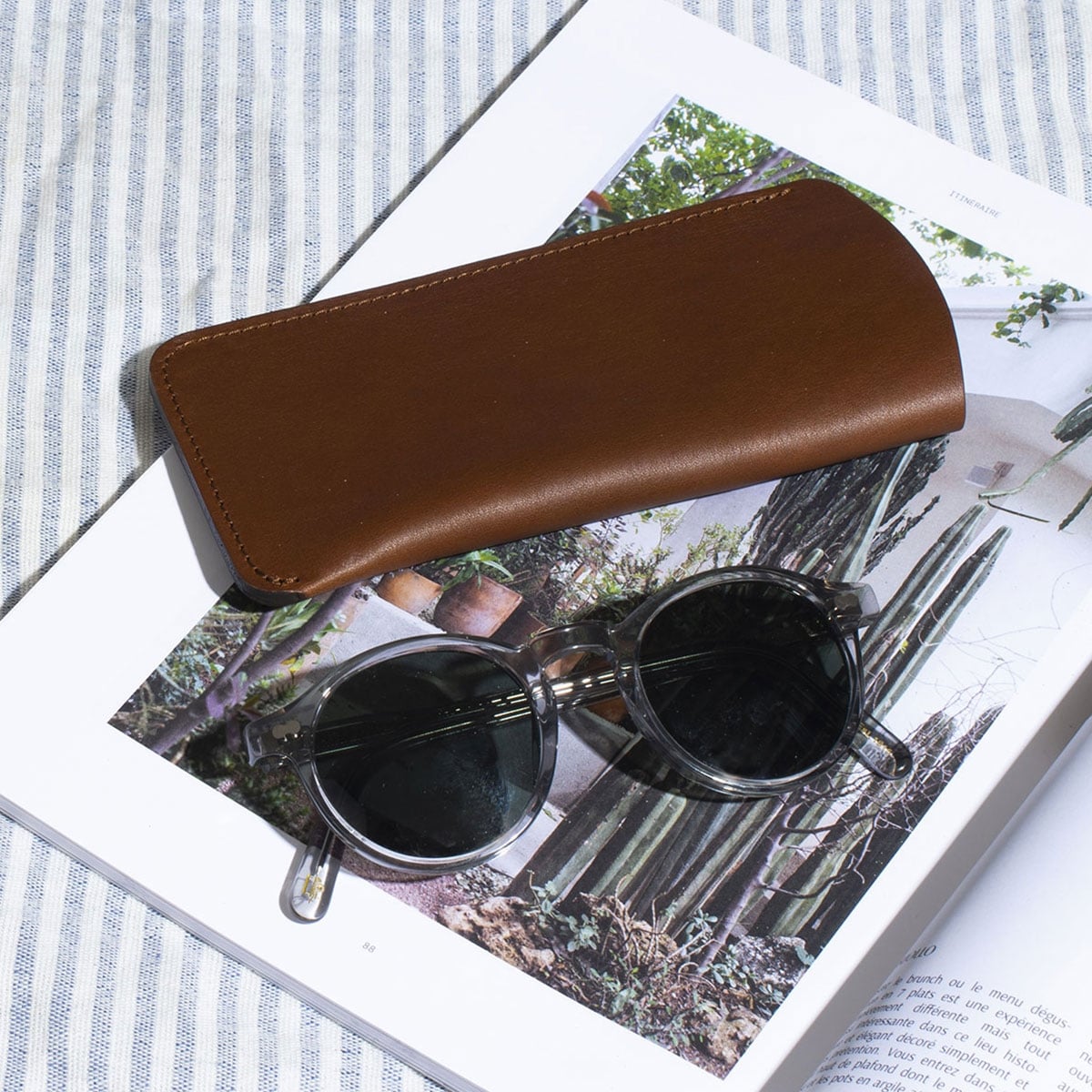 Binocle glasses case - Amber Brown (image n°5)