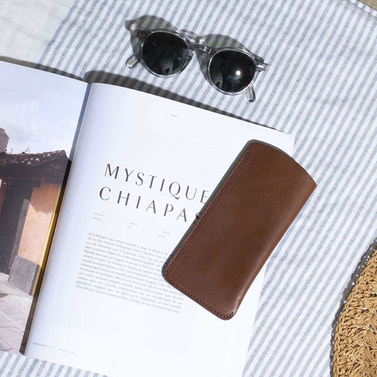 Binocle glasses case - Amber Brown (image n°6)