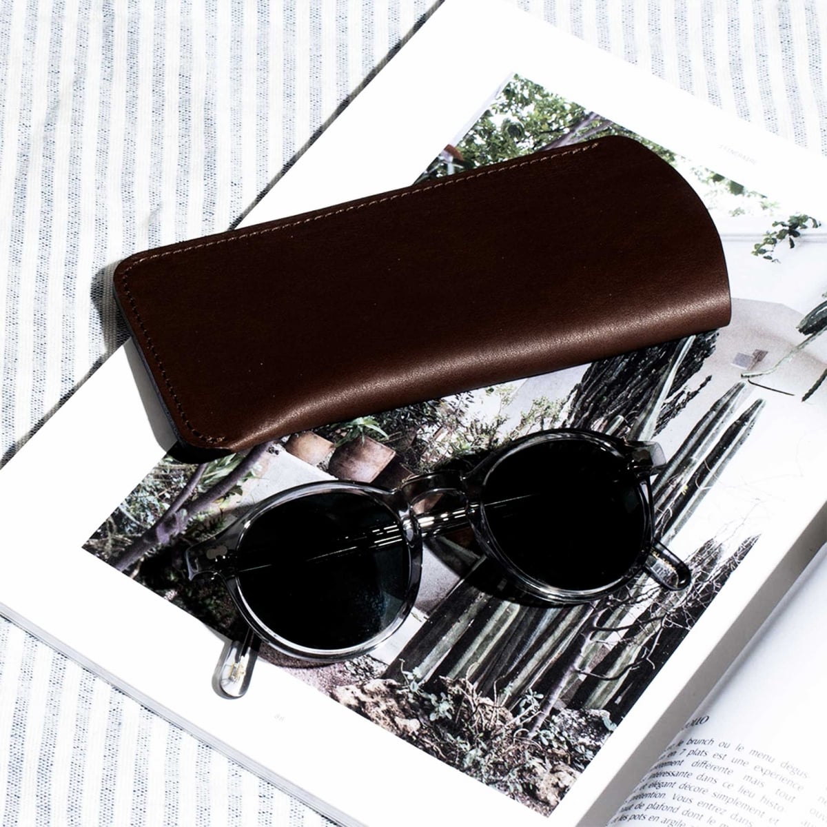 Estuche para gafas Binocle - Marrón oscuro (imagen n.º 4)