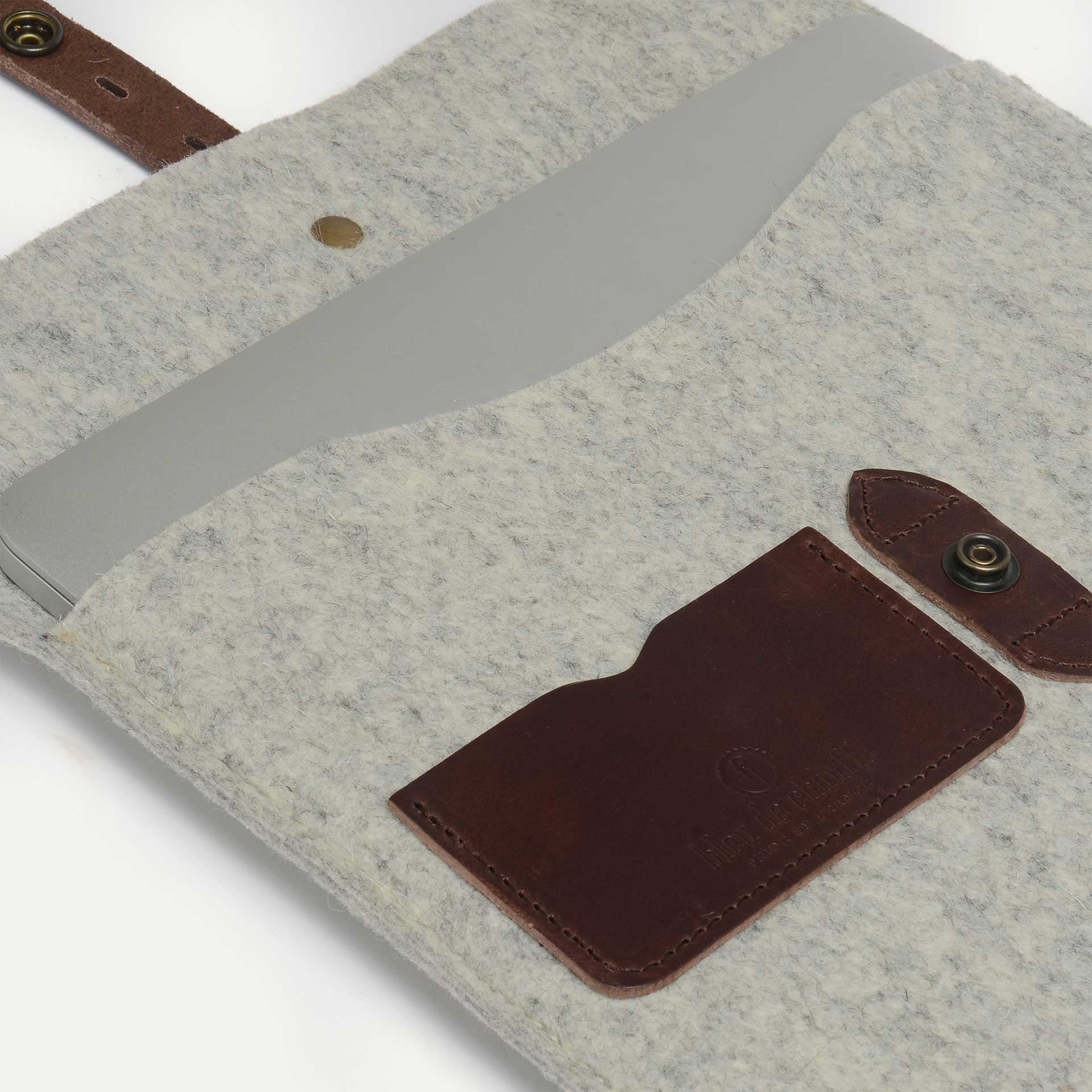 Protector para ordenador Milan 15 - Fieltro natural (imagen n.º 4)