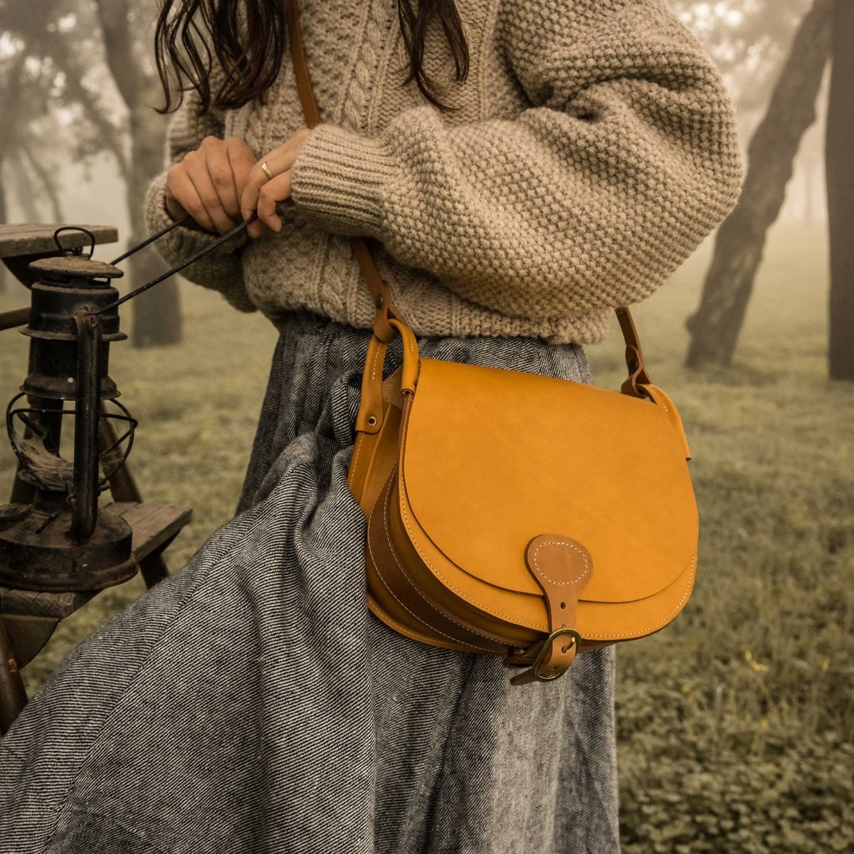 Jagdtasche Diane L - Honig (image n°6)