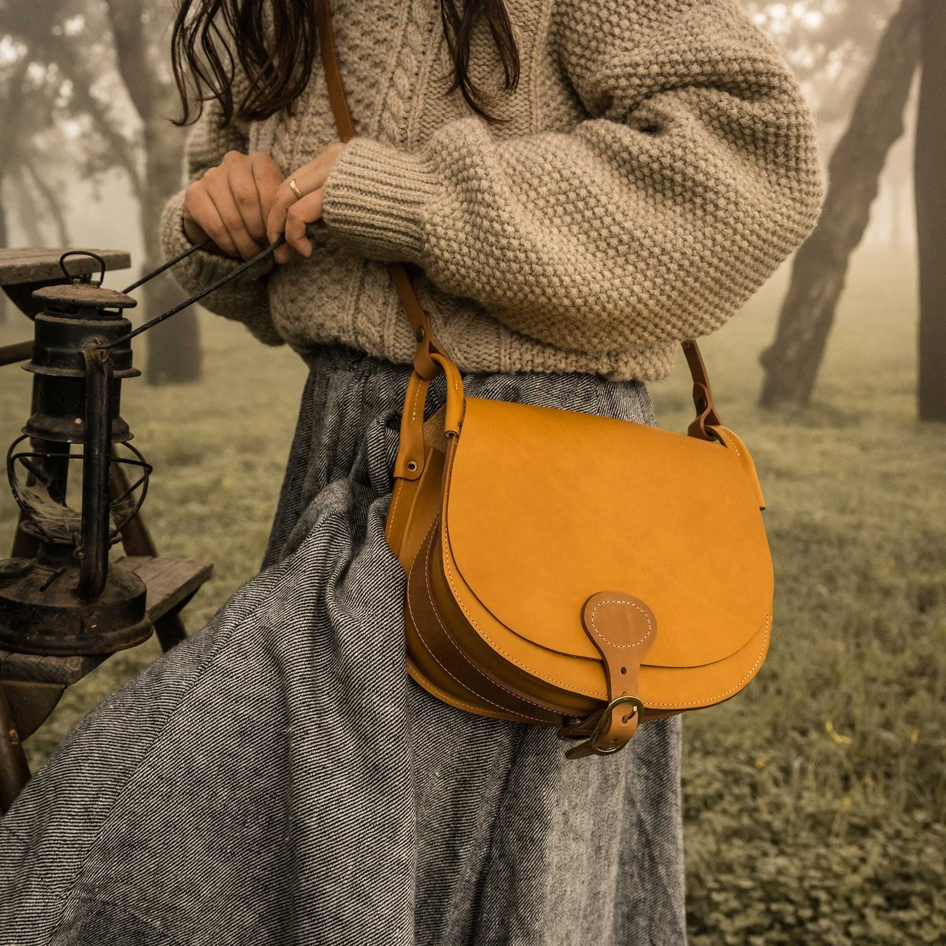 Jagdtasche Diane L - Honig (image n°6)