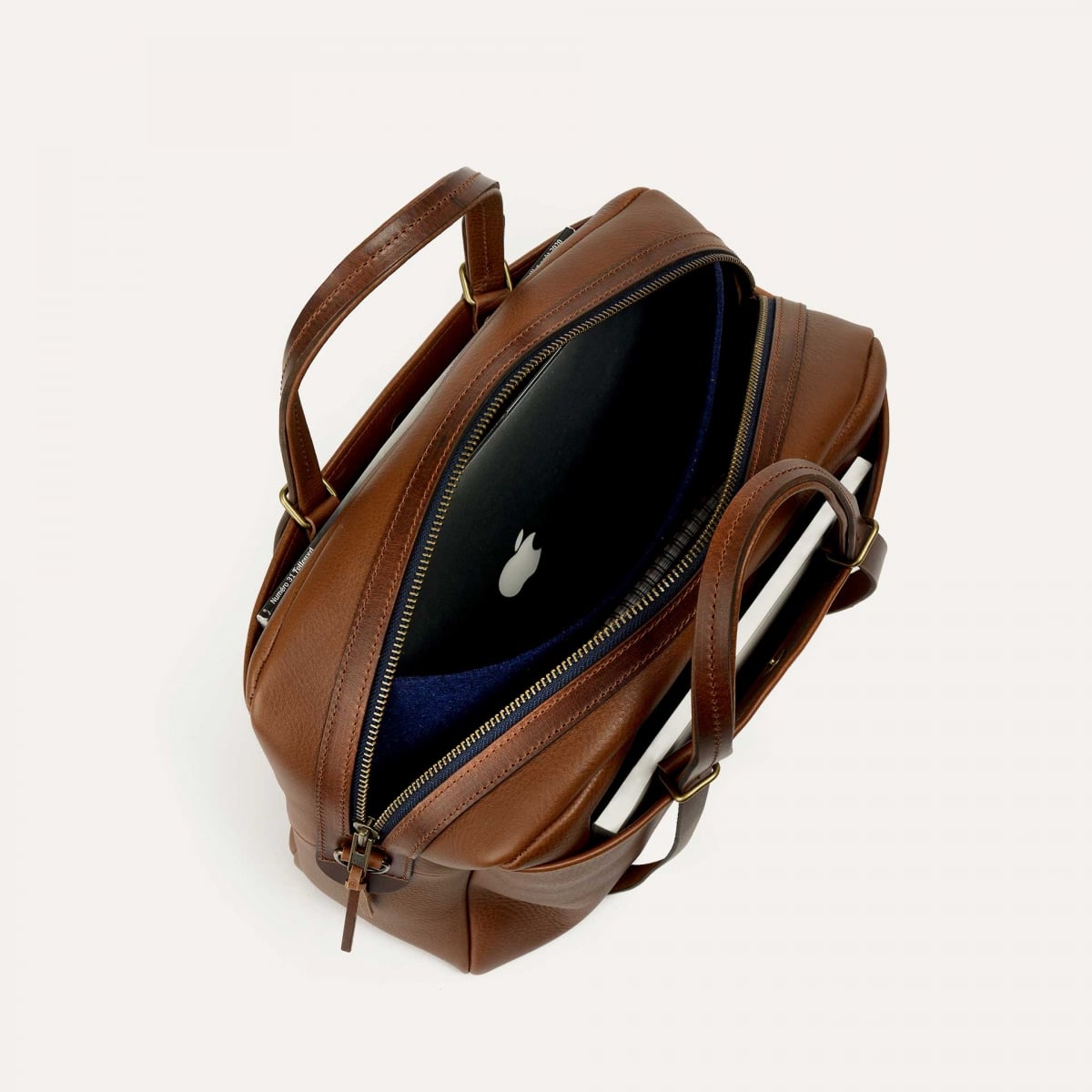 Sac business Report - Brun ambré (image n°4)
