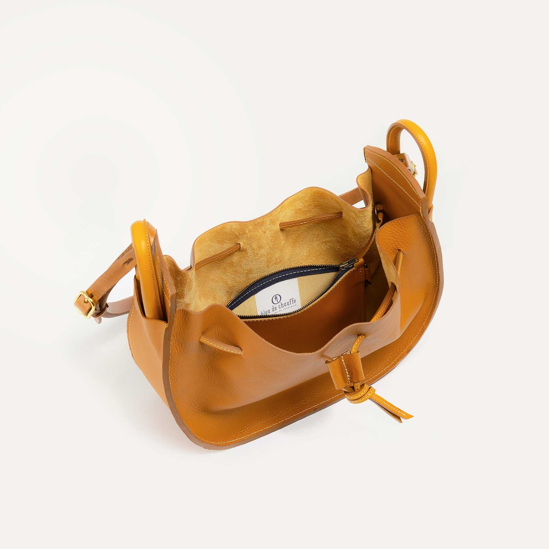 Bolso tipo saco DIANE - Miel (imagen n.º 4)