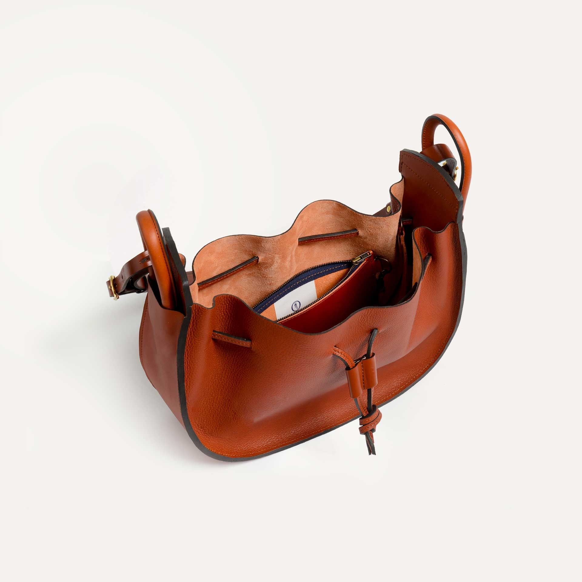 Sac seau DIANE - Rust/Cognac (image n°4)