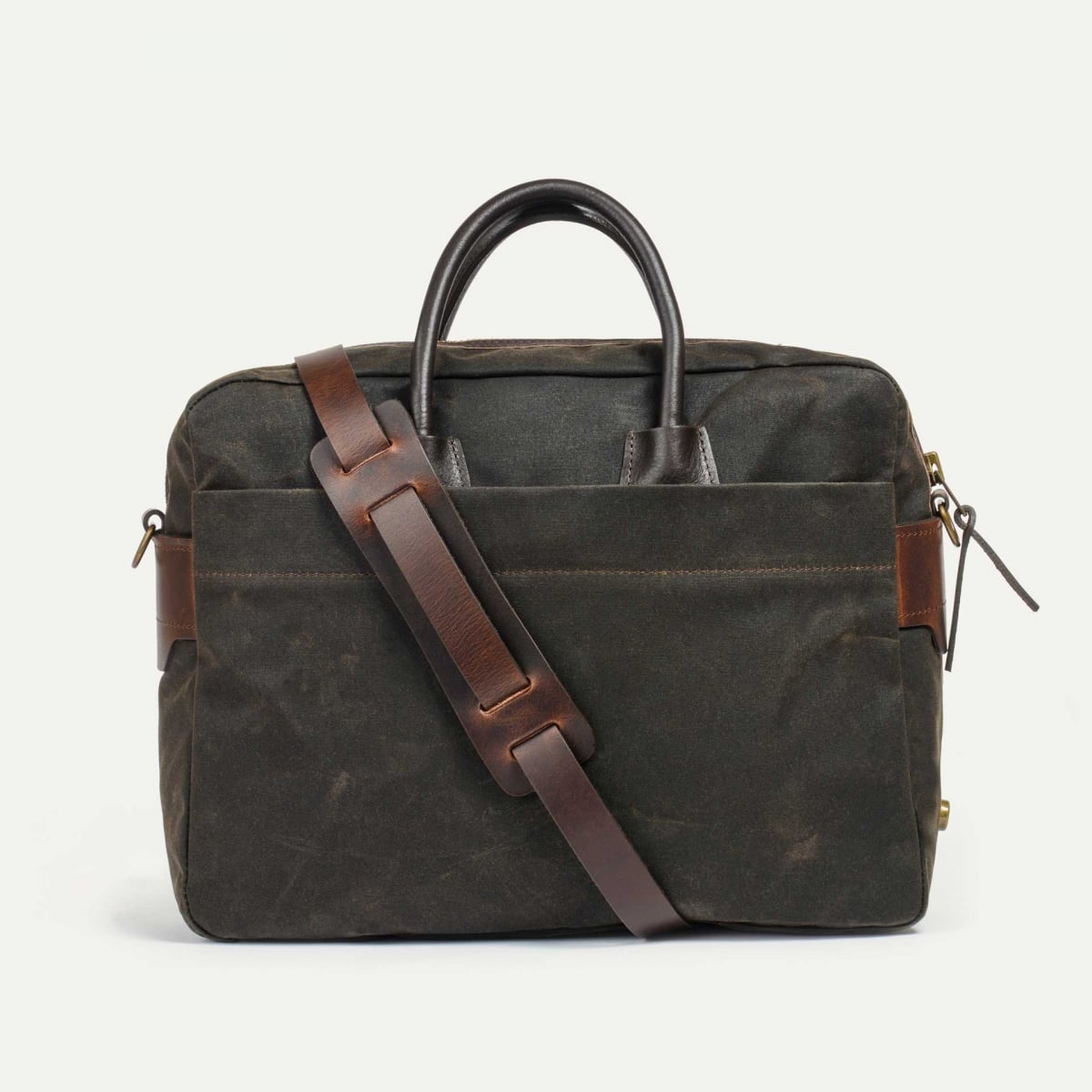 Sac business Report - Kaki waxé (image n°3)