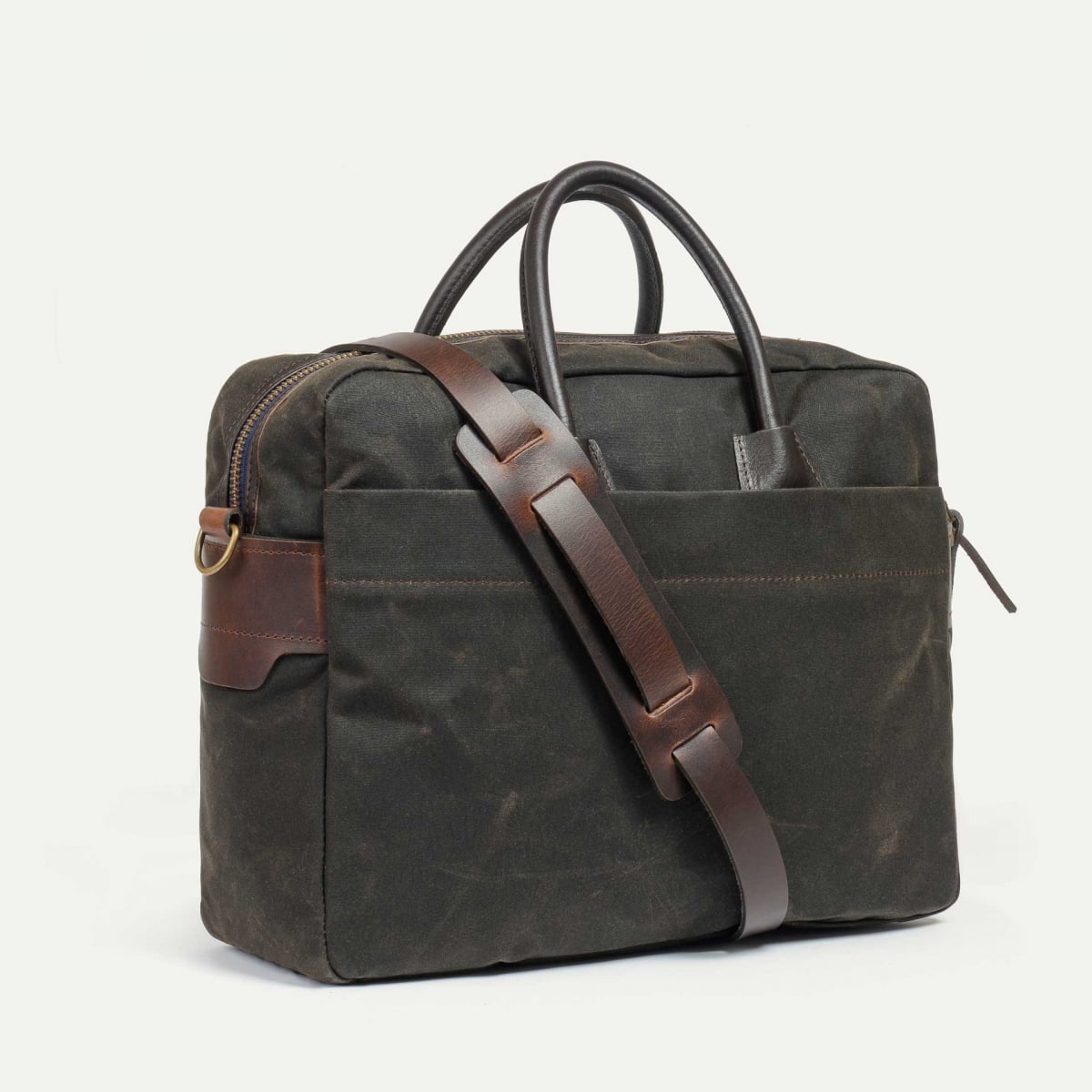 Sac business Report - Kaki waxé (image n°2)