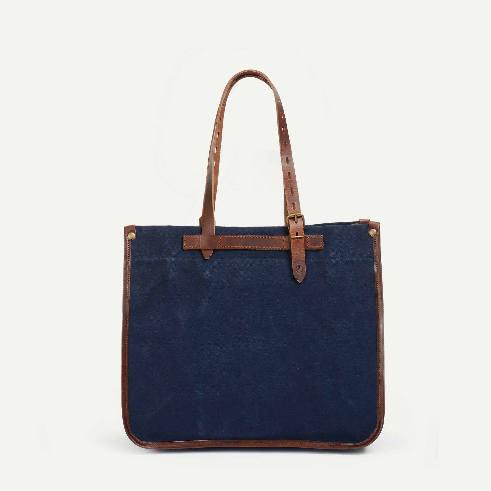 Tragetasche BAZAR  - Marineblau Stonewashed (image n°3)