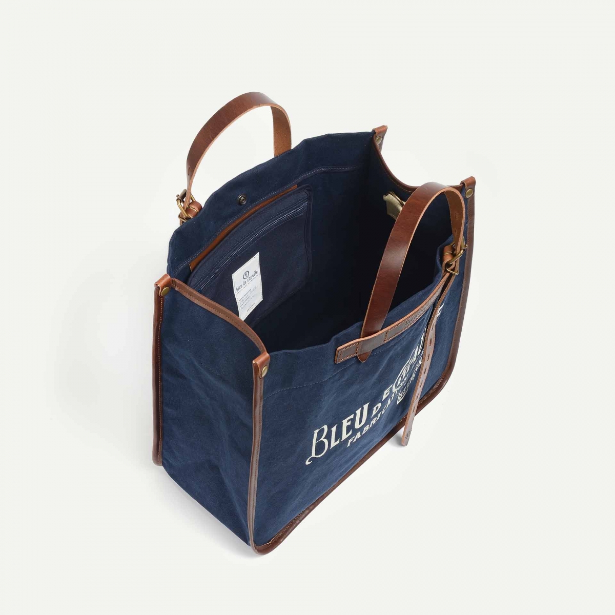 BAZAR tote - Navy blue stonewashed (image n°4)