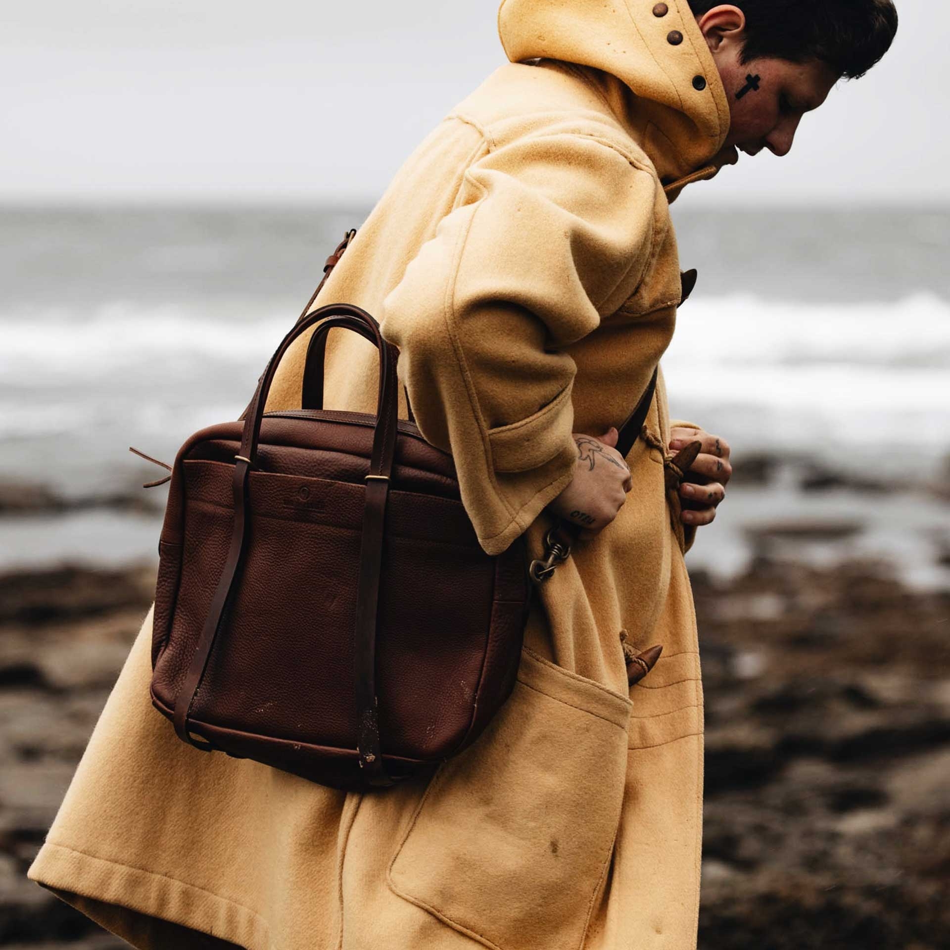 Sac business Report - Miel distressed (image n°7)
