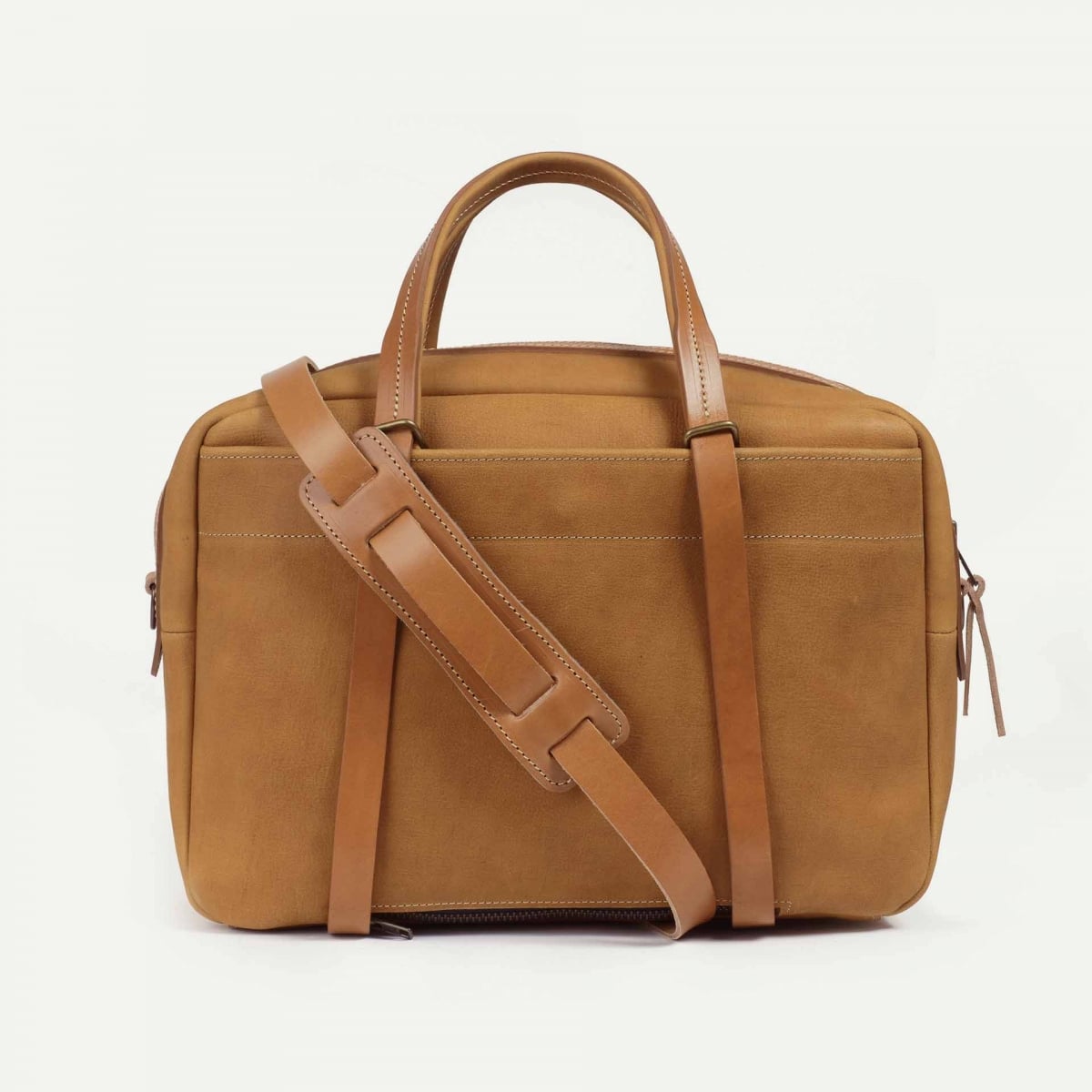Sac business Report - Miel / Cuir Waxé (image n°3)