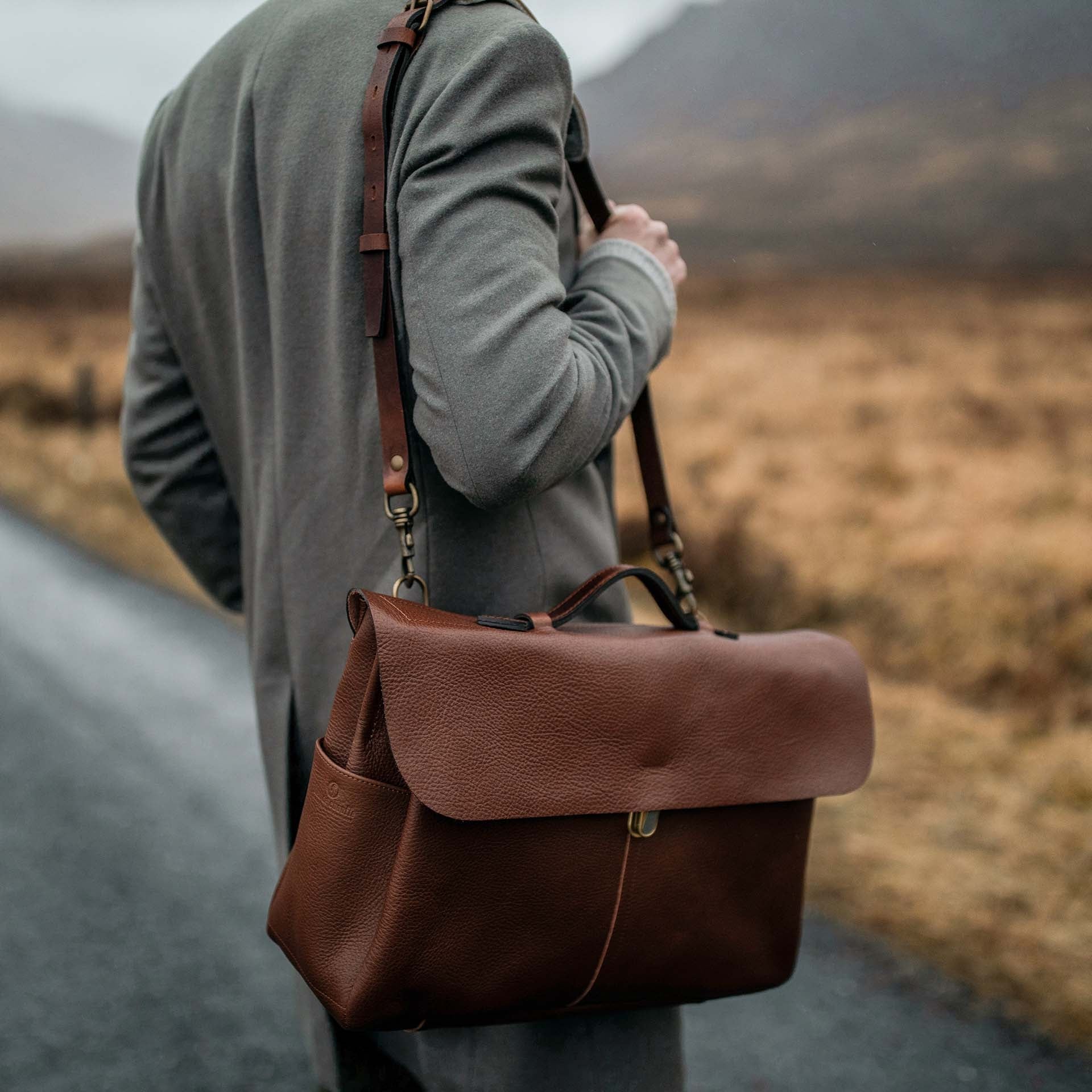 Satchel bag Charles - Amber Brown (image n°5)