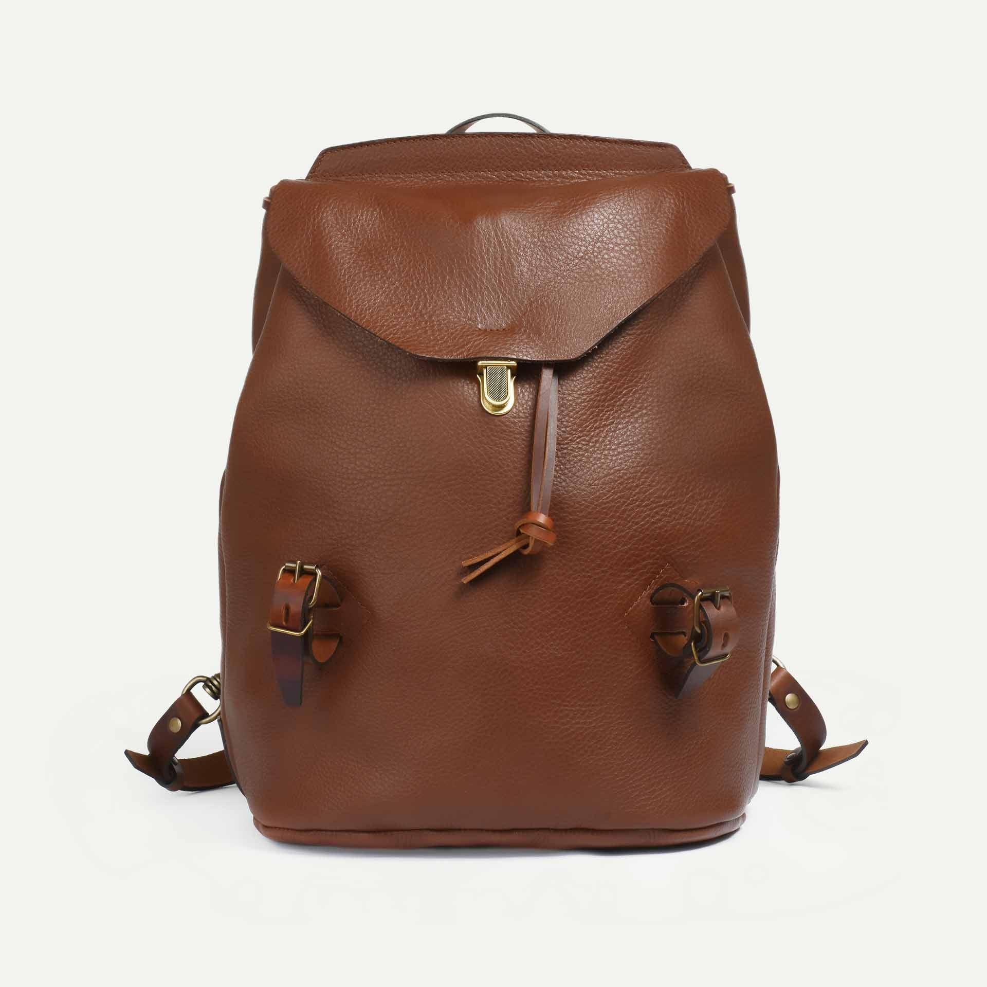 Zibeline Backpack - Amber Brown (image n°1)