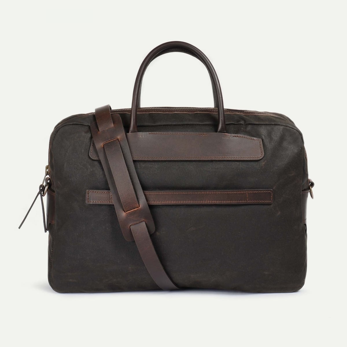 Bolso de negocios Hélios - Caqui encerado (imagen n.º 2)