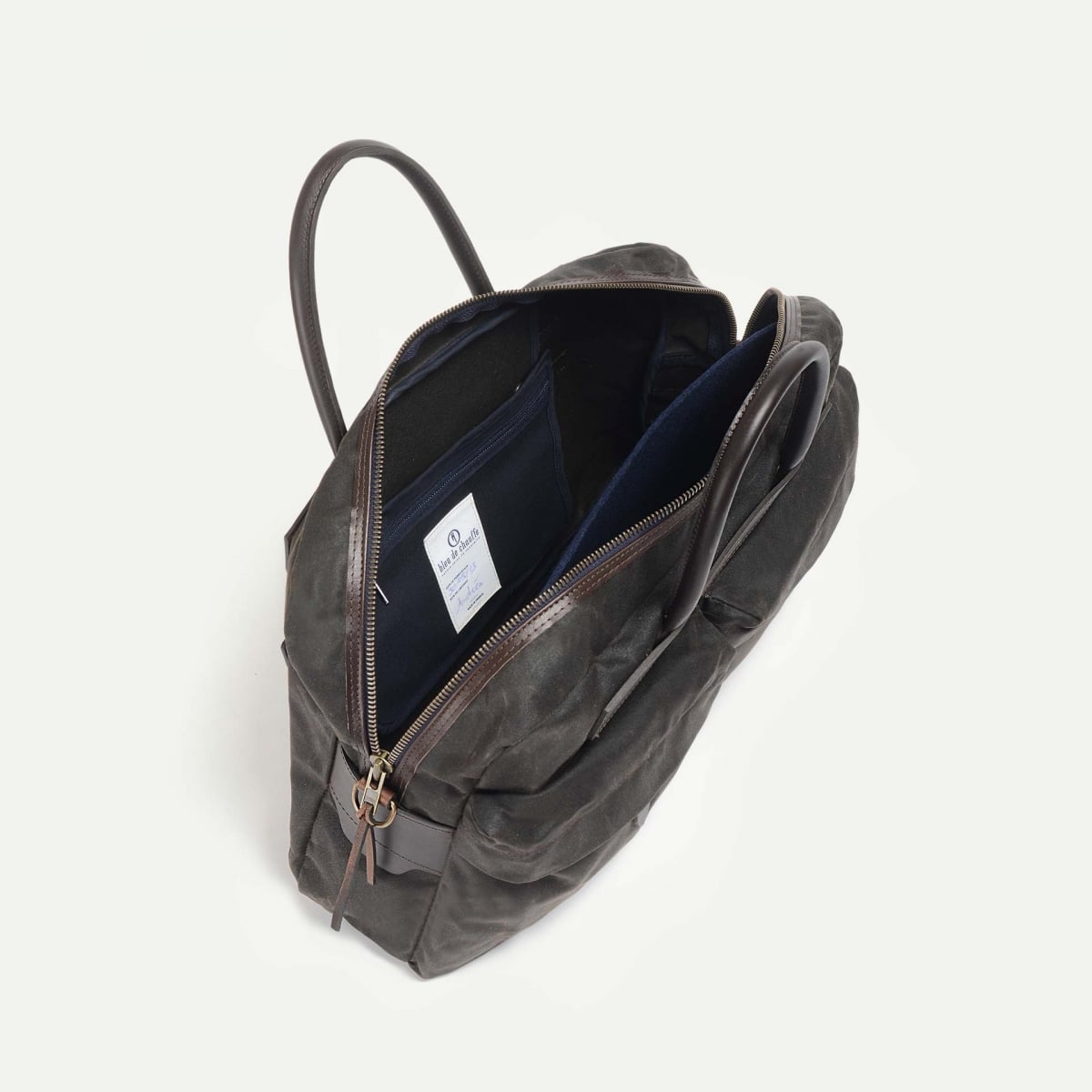 Bolso de negocios Hélios - Caqui encerado (imagen n.º 4)