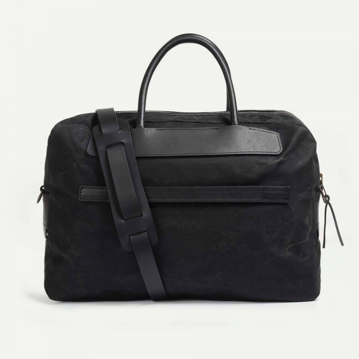Bolso de negocios Hélios - Negro encerado (imagen n.º 3)