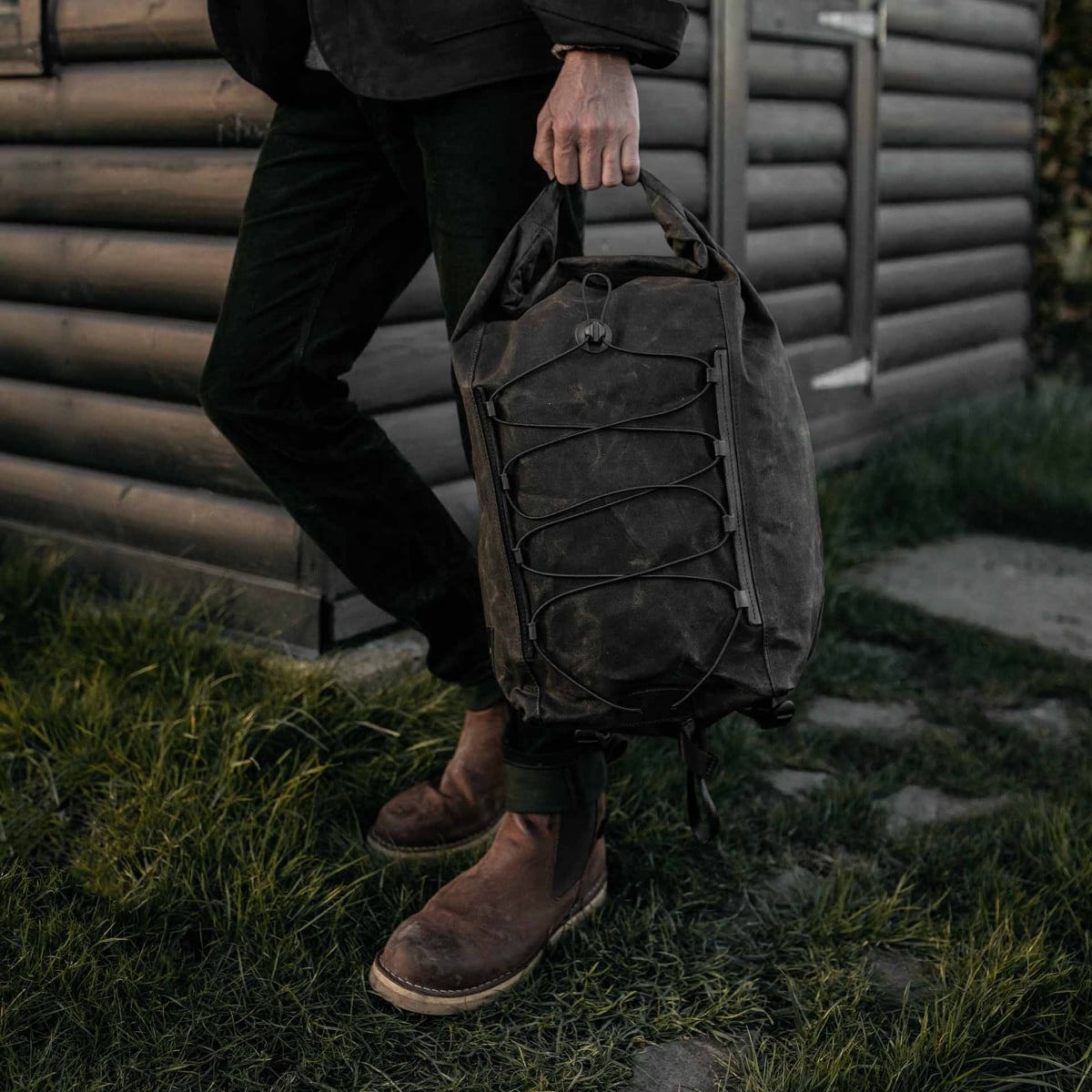 Météore backpack - Black waxed (image n°8)