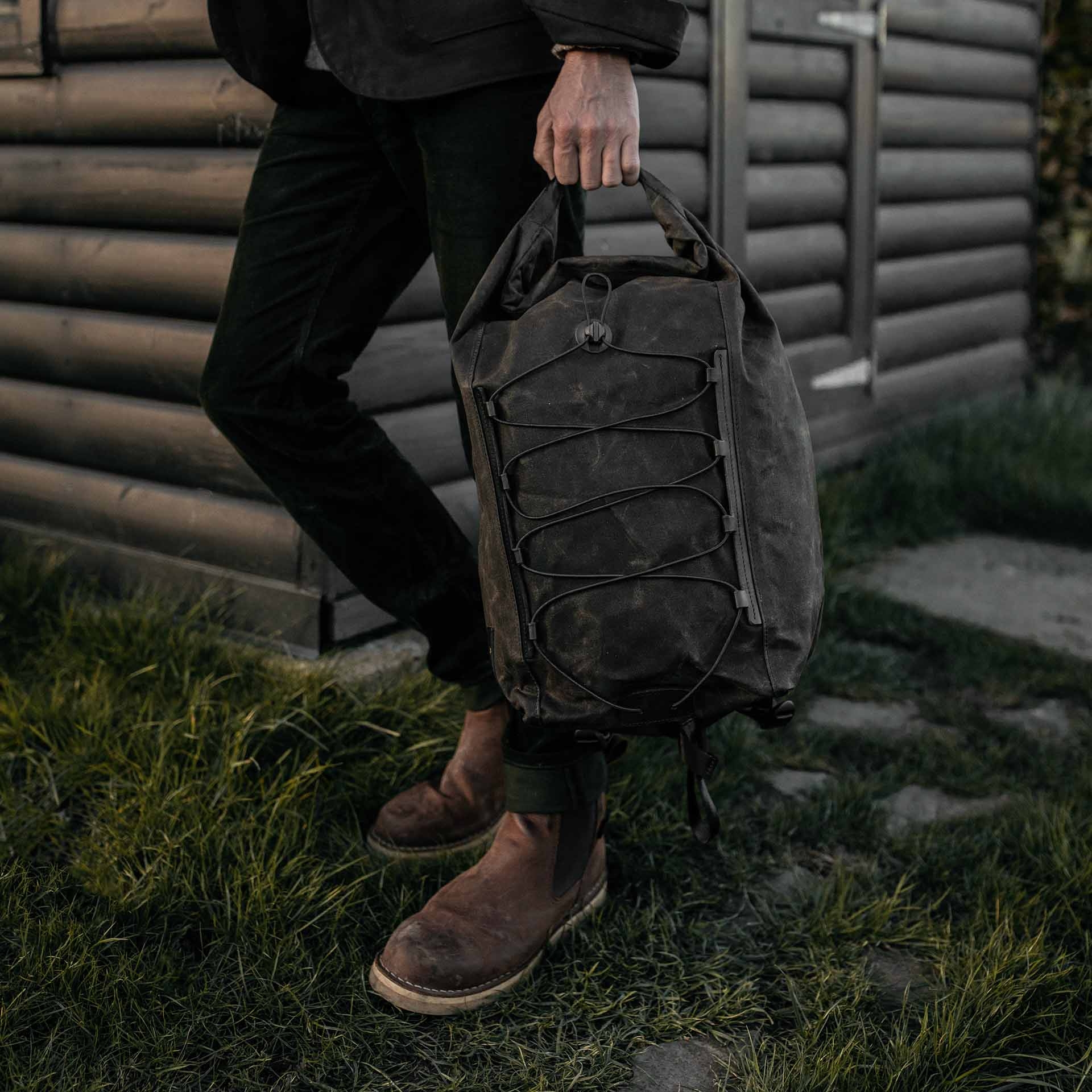 Sac à dos Météore - Kaki waxé (image n°9)