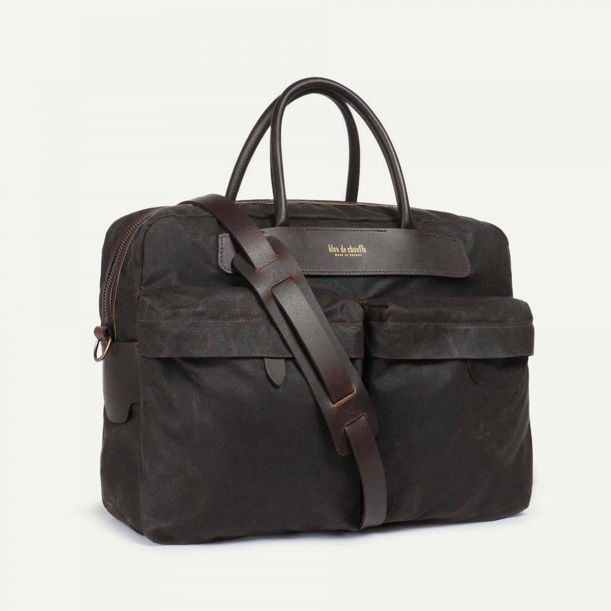 Bolso de negocios Hélios - Caqui encerado (imagen n.º 3)