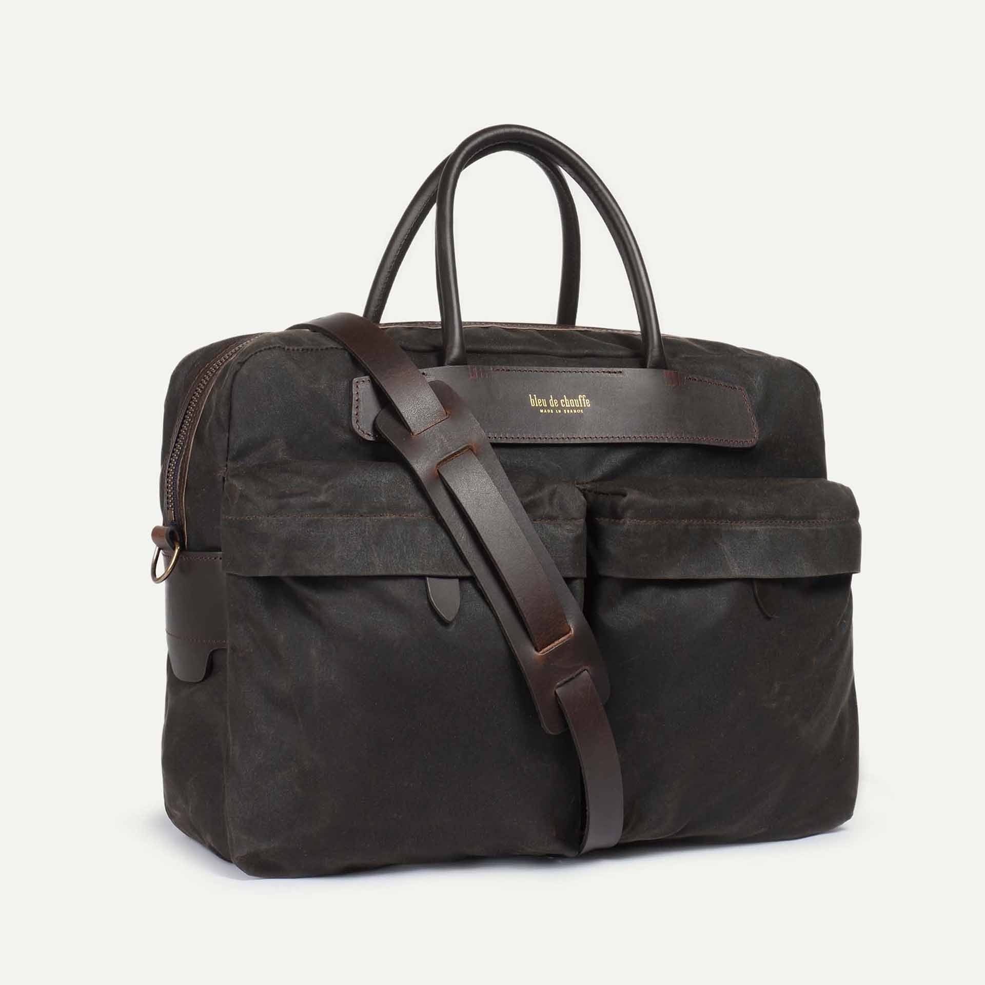 Bolso de negocios Hélios - Caqui encerado (imagen n.º 3)
