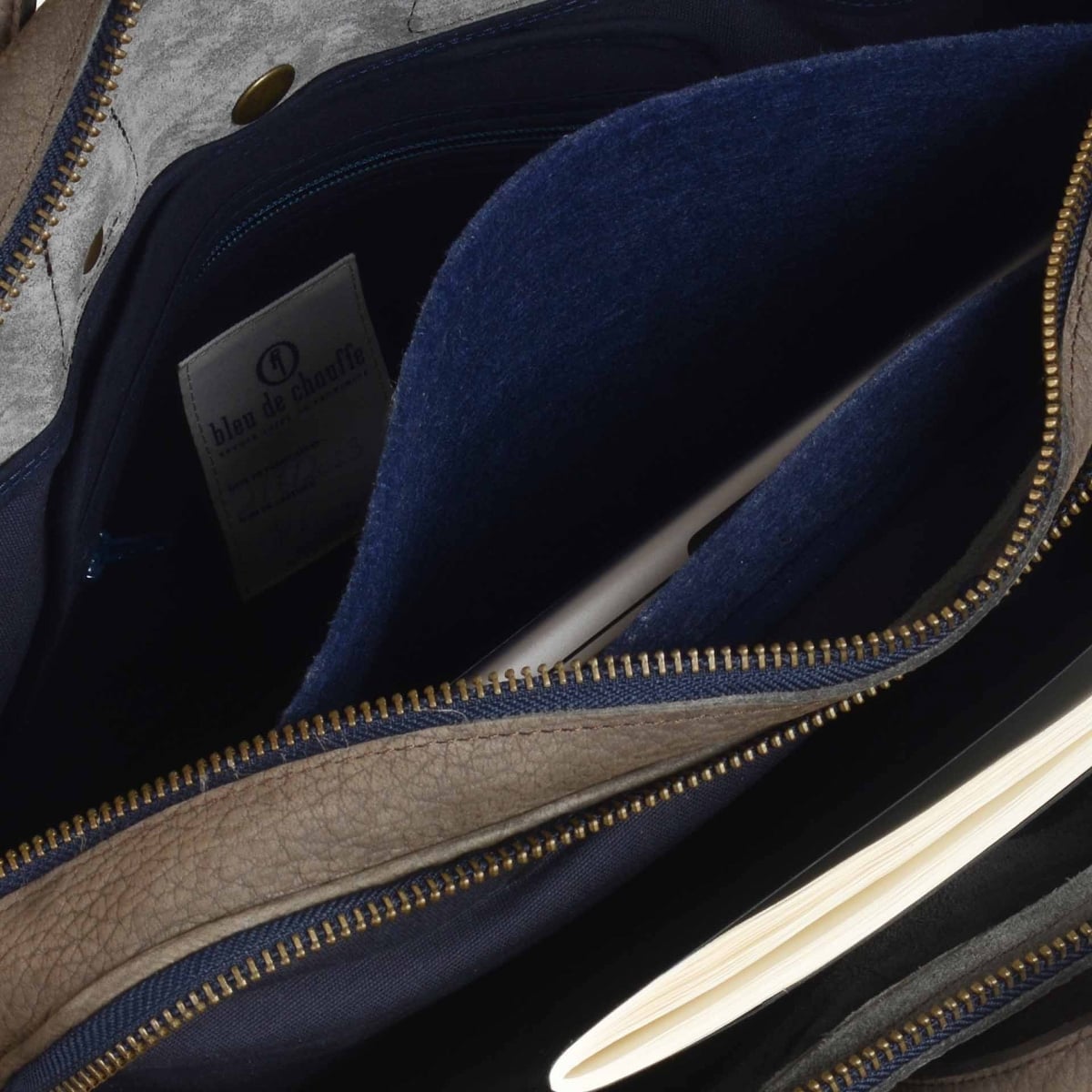 Sac business Zeppo - Soft Kaki brun (image n°6)