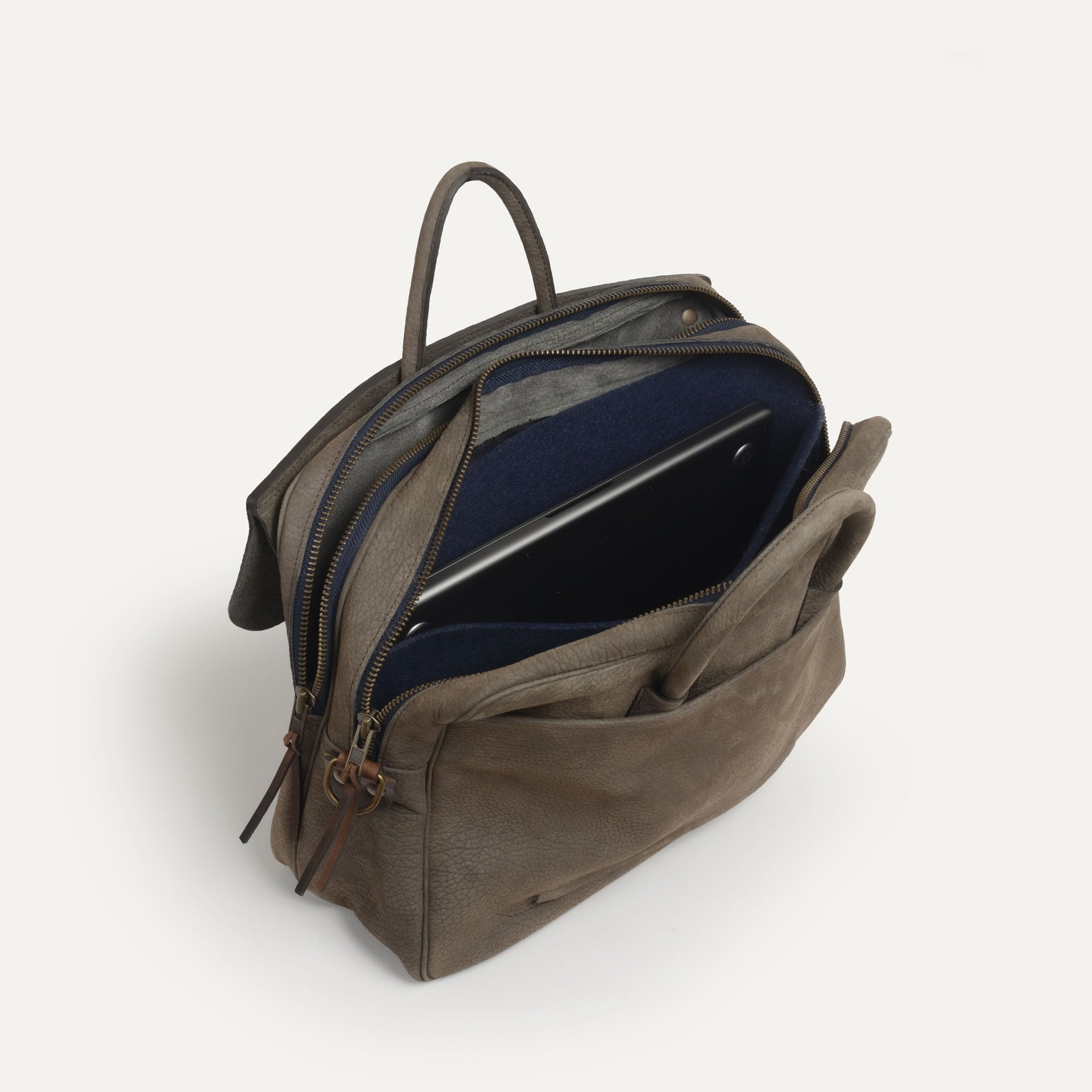 Sac business Zeppo - Soft Kaki brun (image n°5)