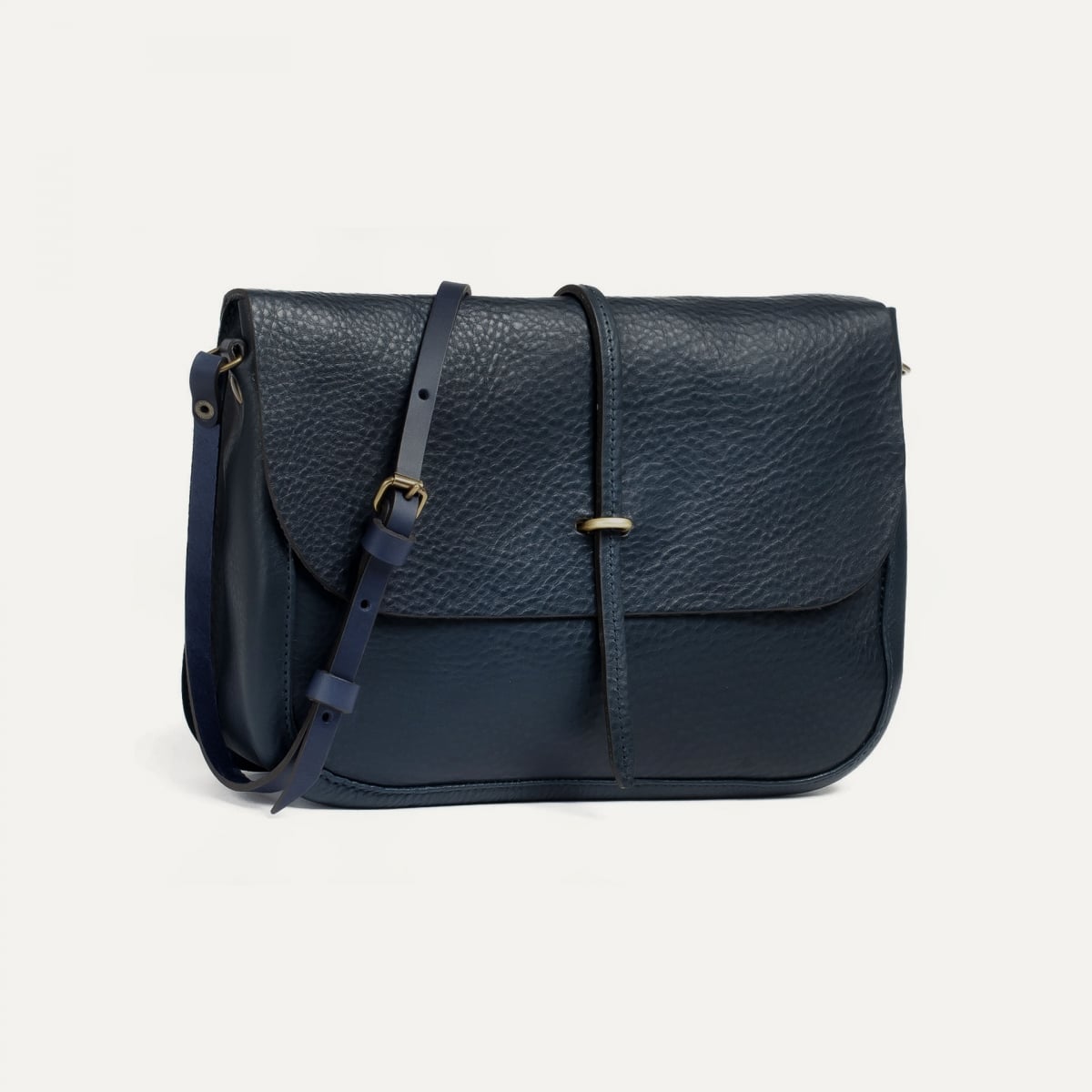Pastel postman bag / handbag - Navy Blue (image n°2)