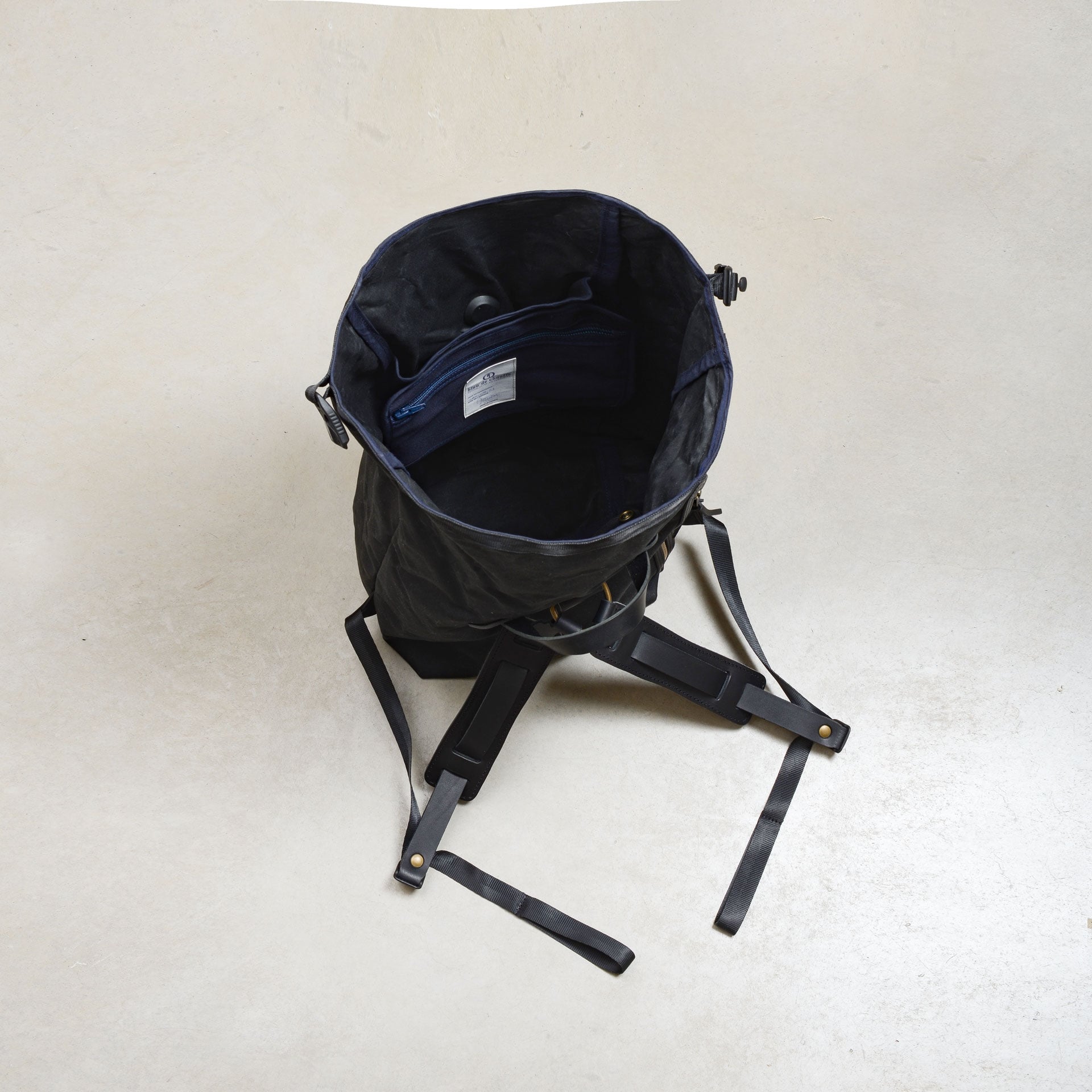 Rucksack Meteor - Schwarz Gewachst (image n°4)