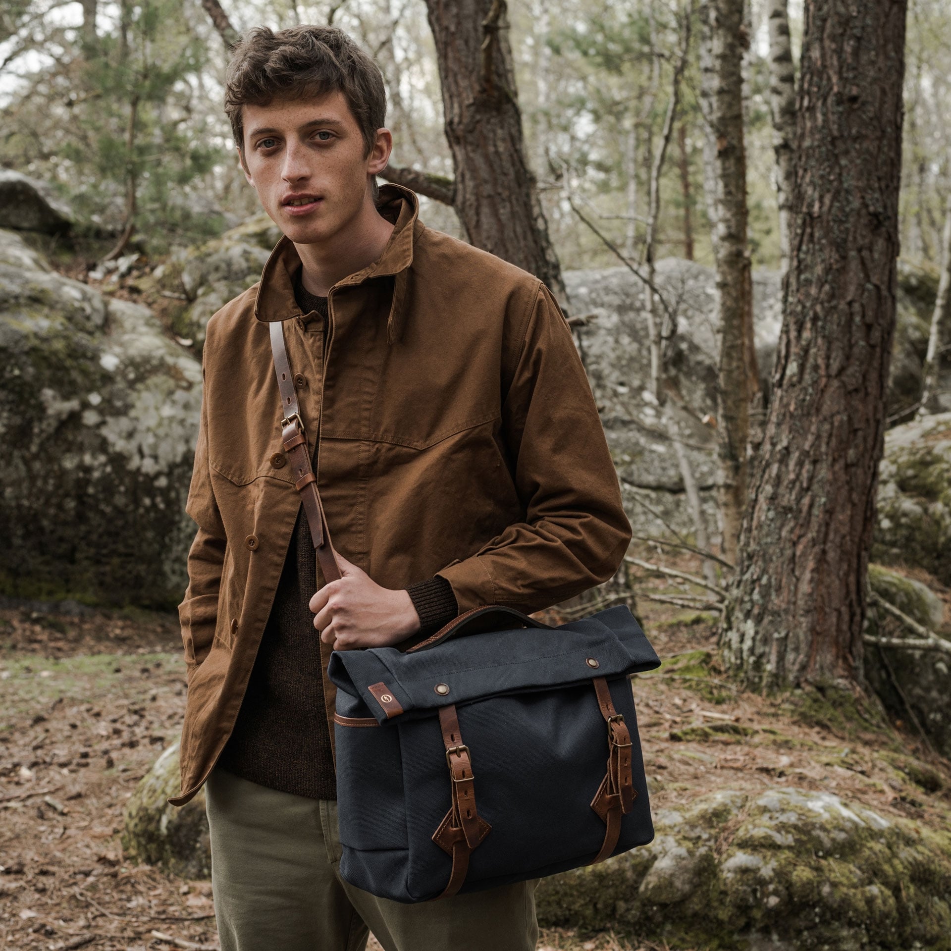 Gaston Musette Tasche - Marineblau BM (image n°8)