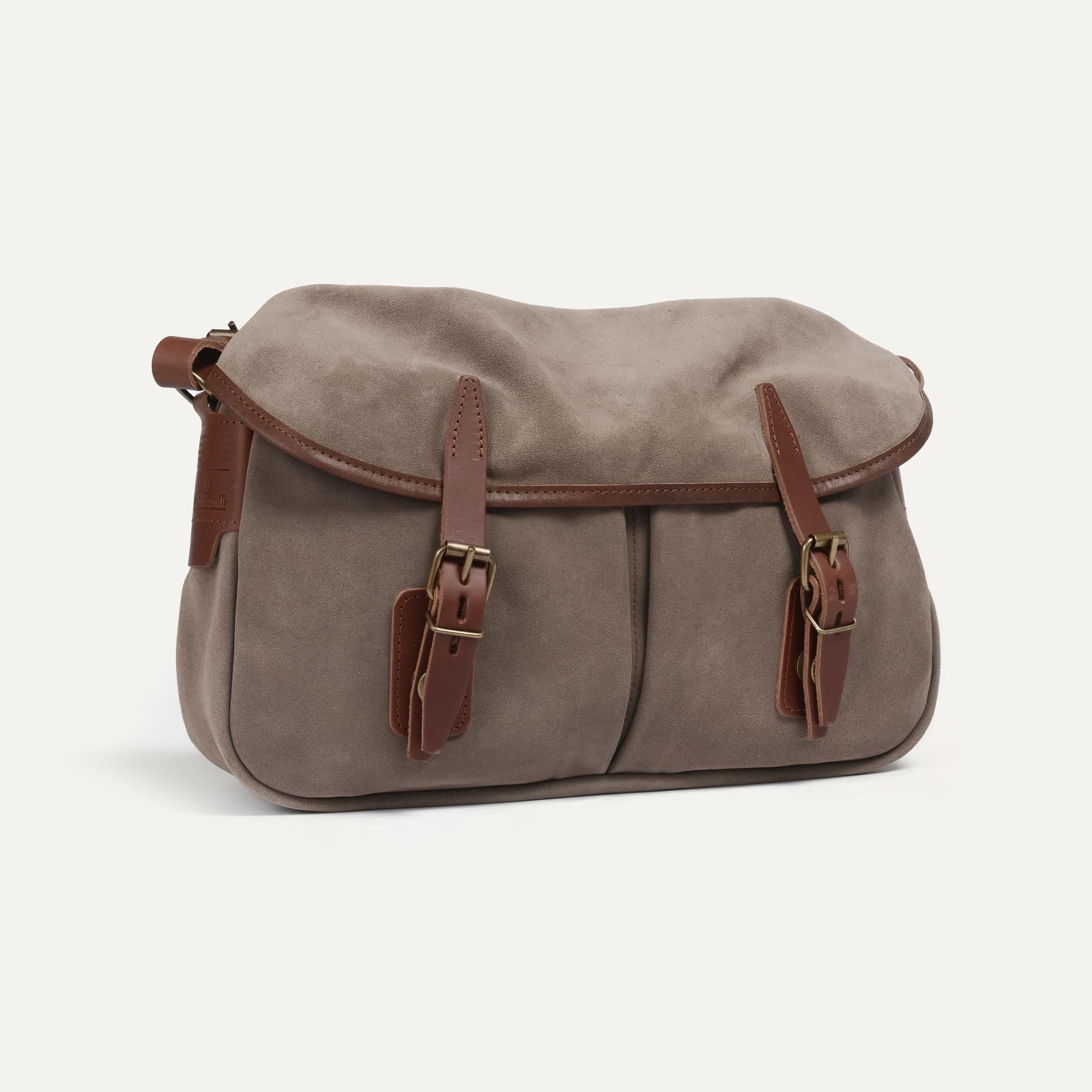 Bolsa de pescador S / Cuero aterciopelado - Almendra (imagen n.º 2)