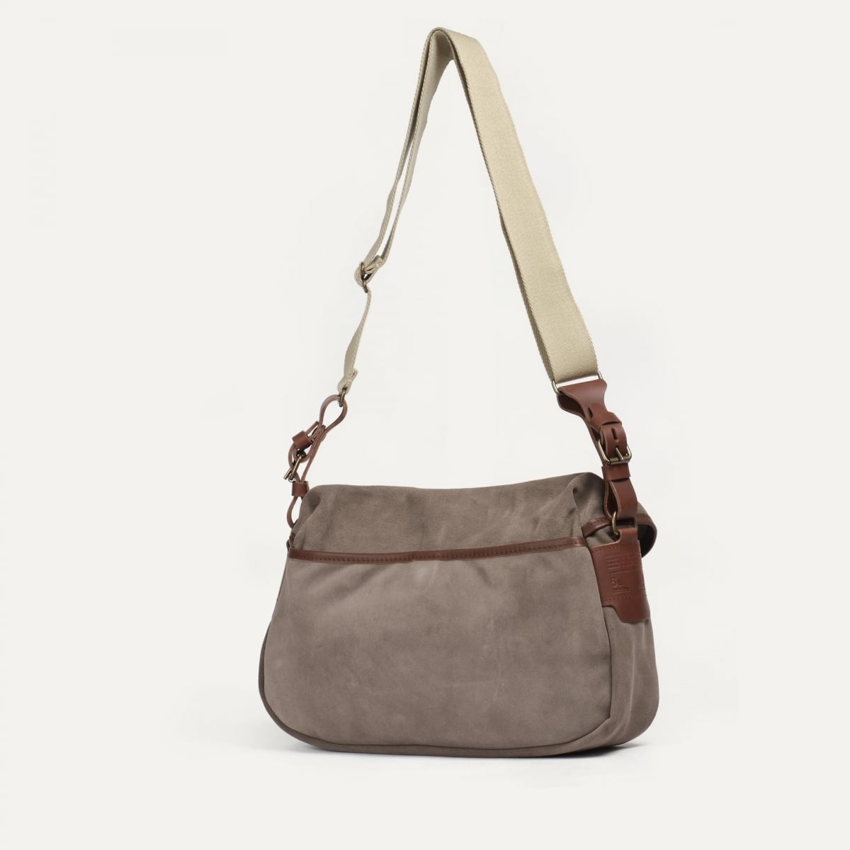 Bolsa de pescador S / Cuero aterciopelado - Almendra (imagen n.º 3)