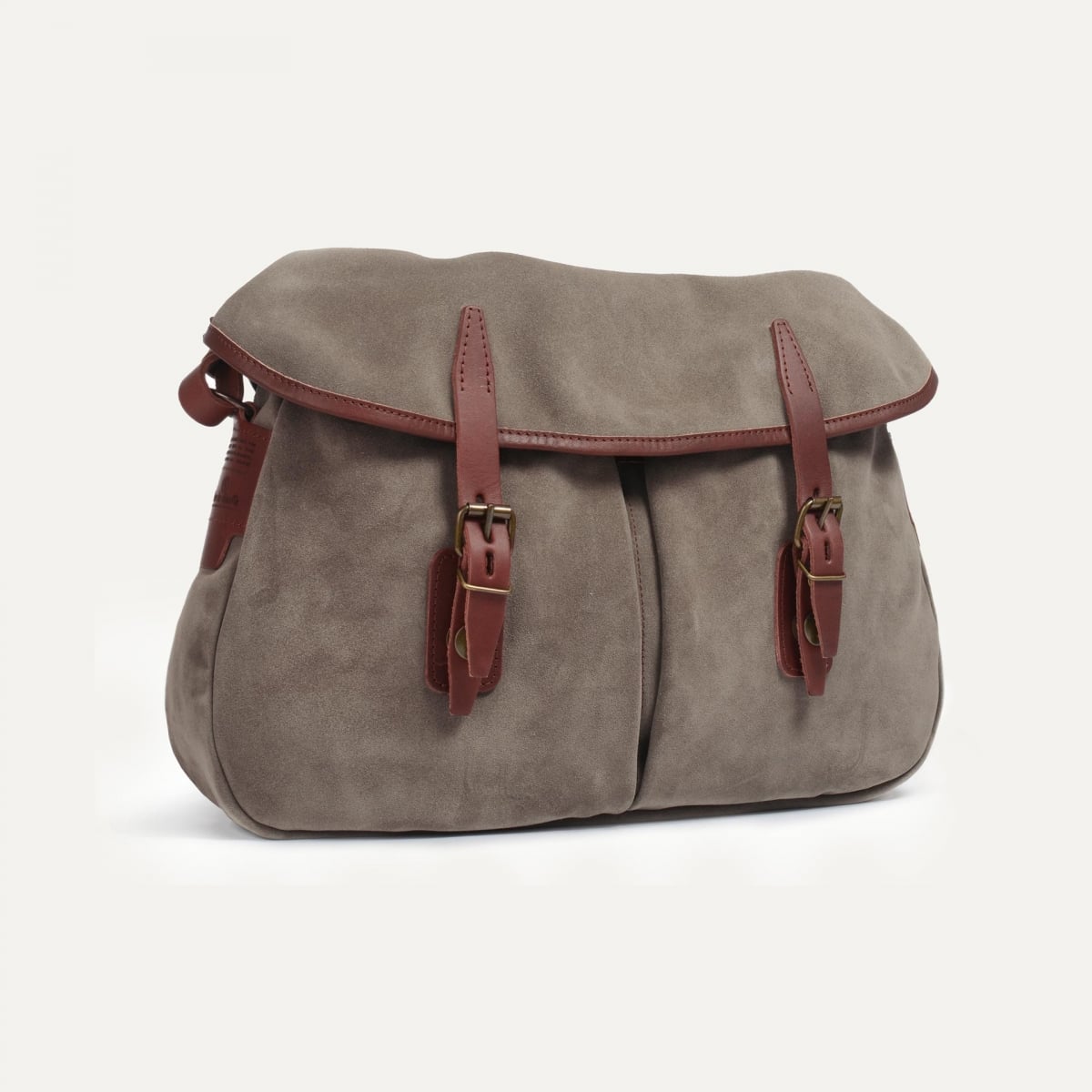 Musette des Fischers M / Veloursleder - Mandel (image n°2)