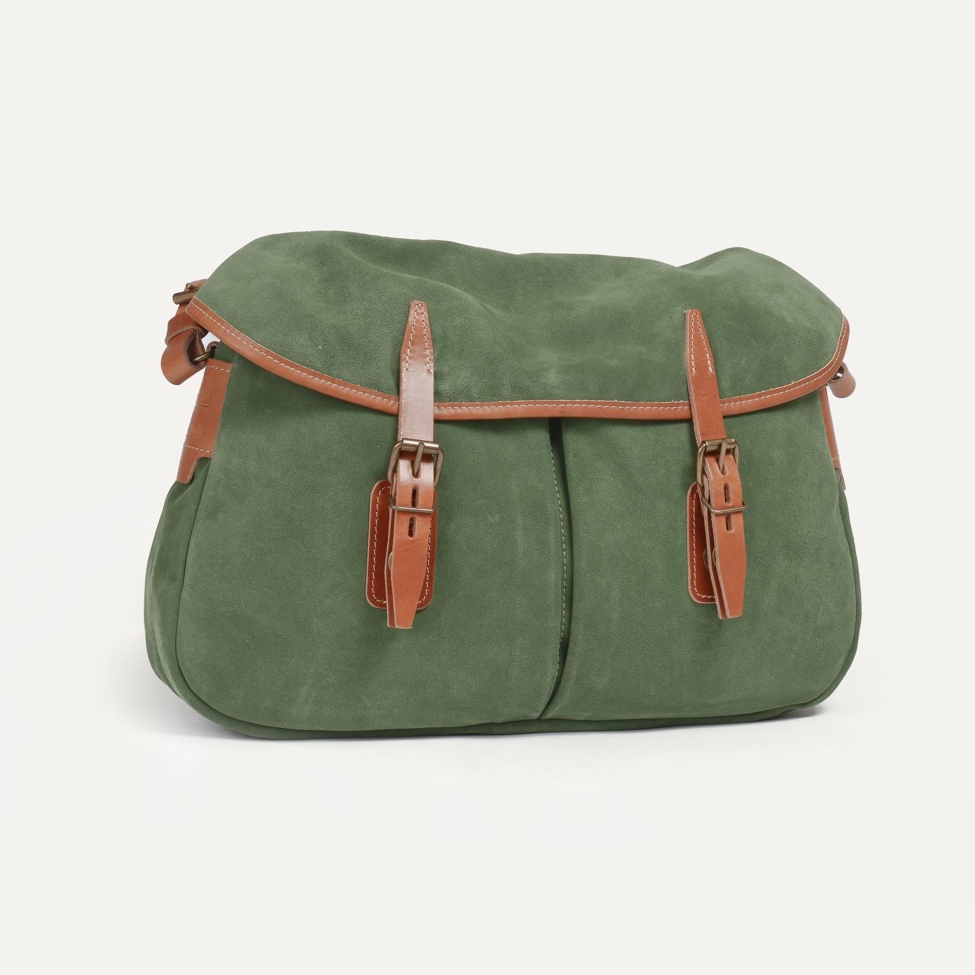 Bolsa de pescador M / Cuero aterciopelado - Agave (imagen n.º 2)