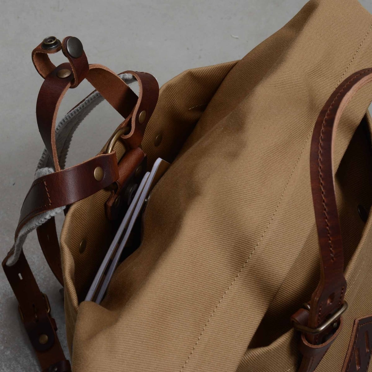 Rucksack Woody 25L - Camel BM (image n°8)