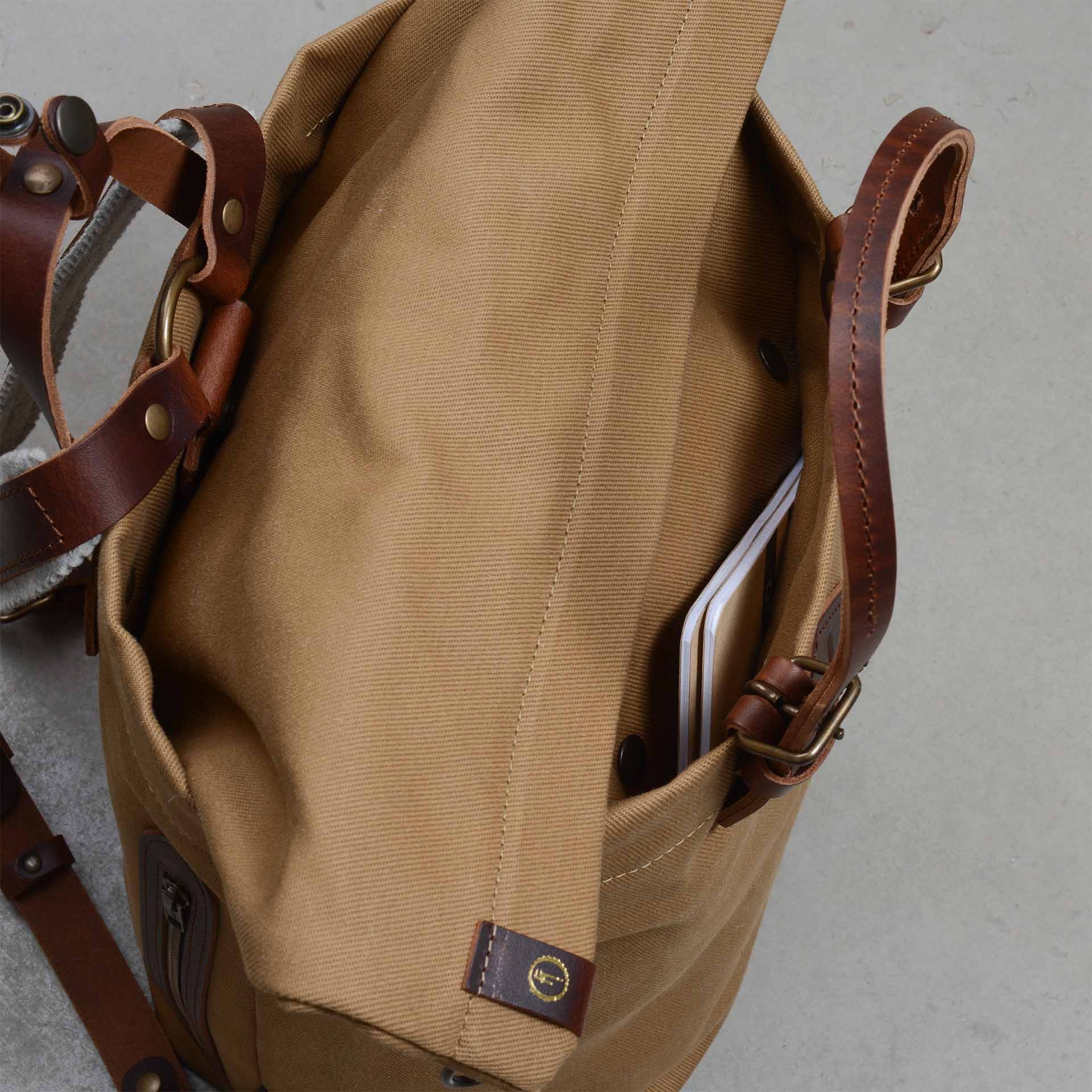 Rucksack Woody 25L - Camel BM (image n°9)