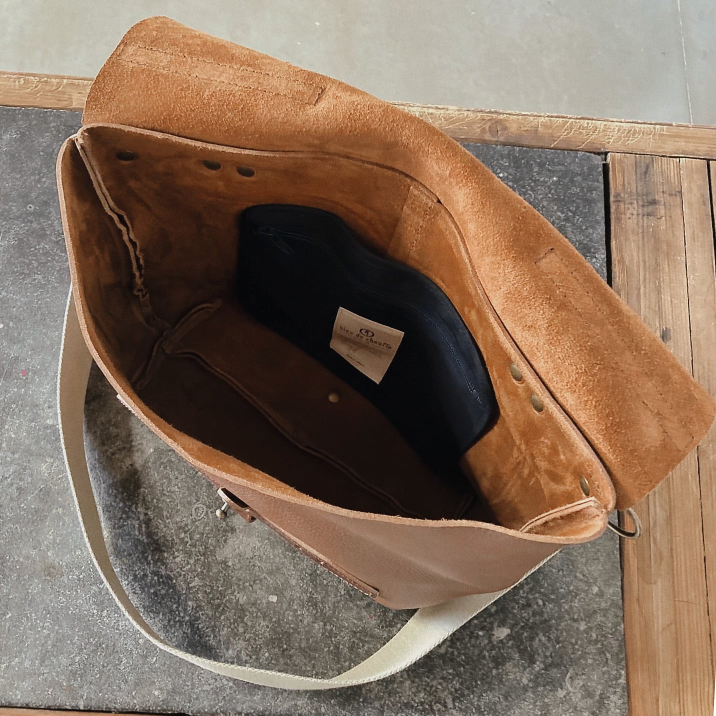 Lazard Satchel bag - Amber Brown (image n°4)