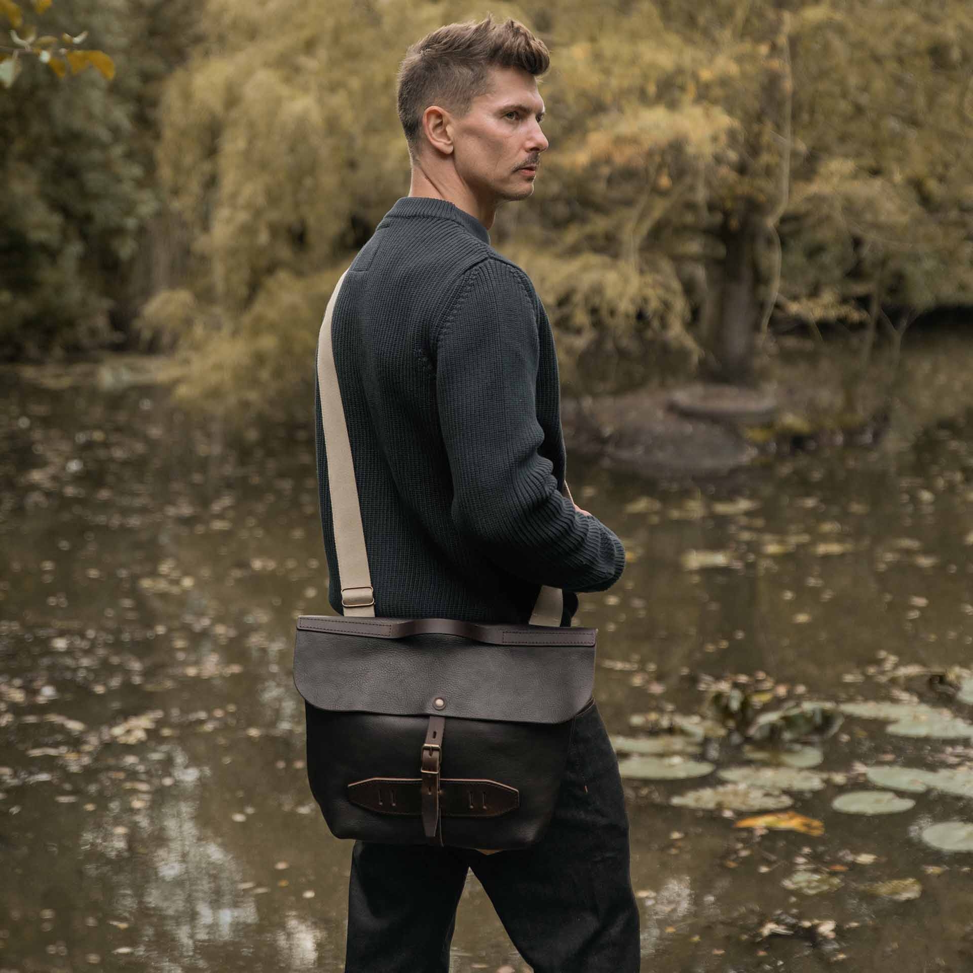 Bolso Postier Lazard - Marrón oscuro (imagen n.º 6)
