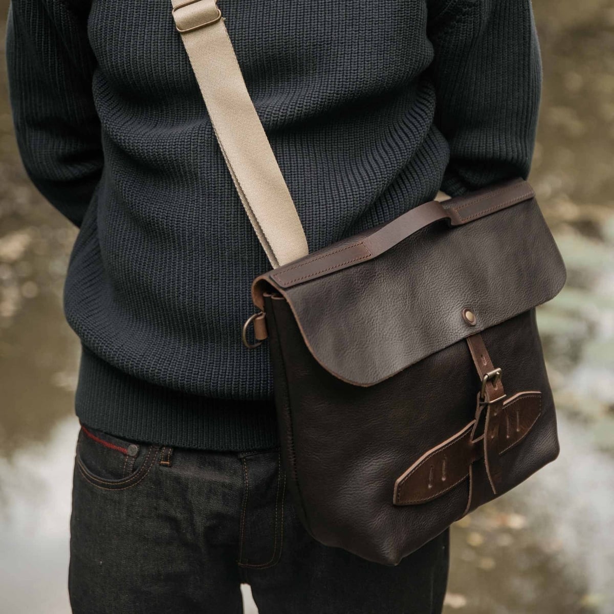 Bolso Postier Lazard - Marrón oscuro (imagen n.º 7)