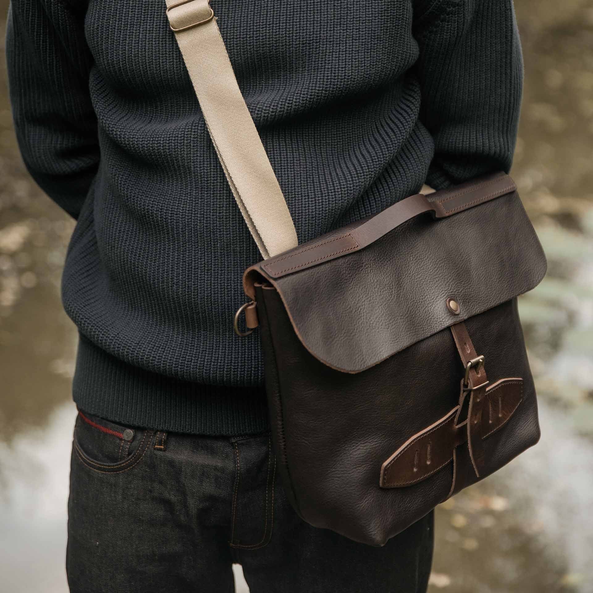 Bolso Postier Lazard - Marrón oscuro (imagen n.º 7)