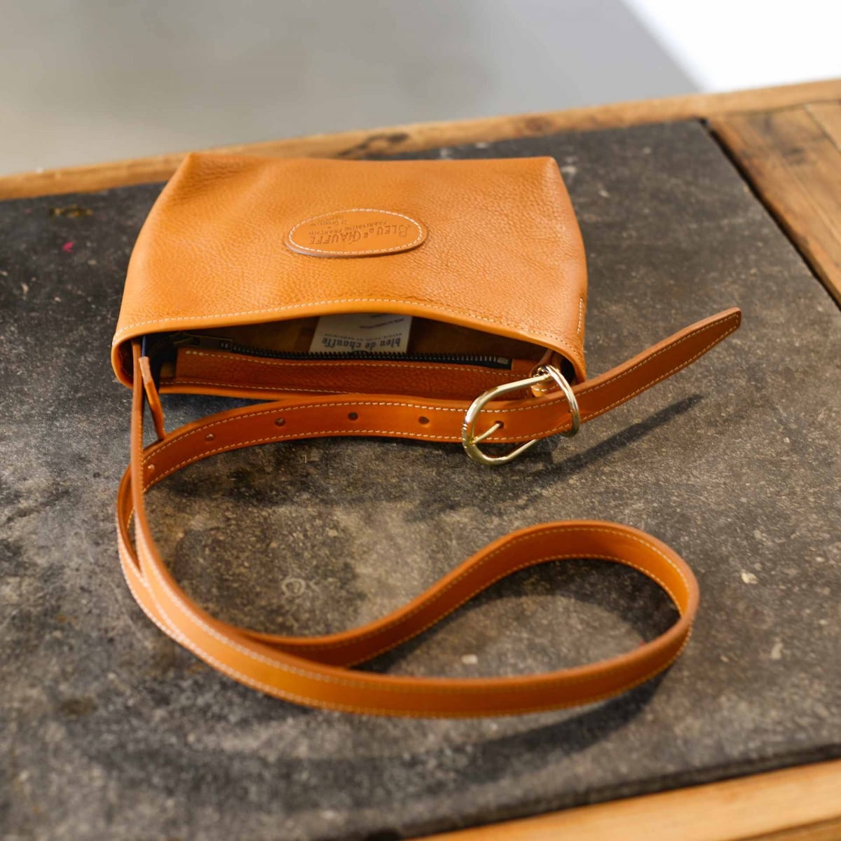 Mini bolso bandolera Bonnie - Miel (imagen n.º 6)