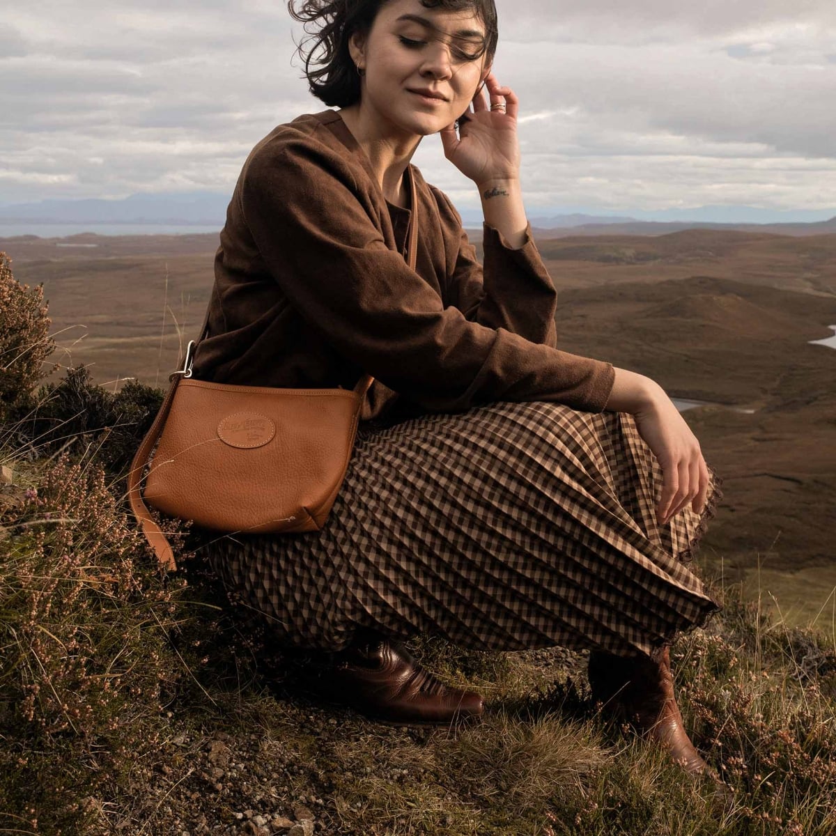 Mini bolso bandolera Bonnie - Miel (imagen n.º 4)