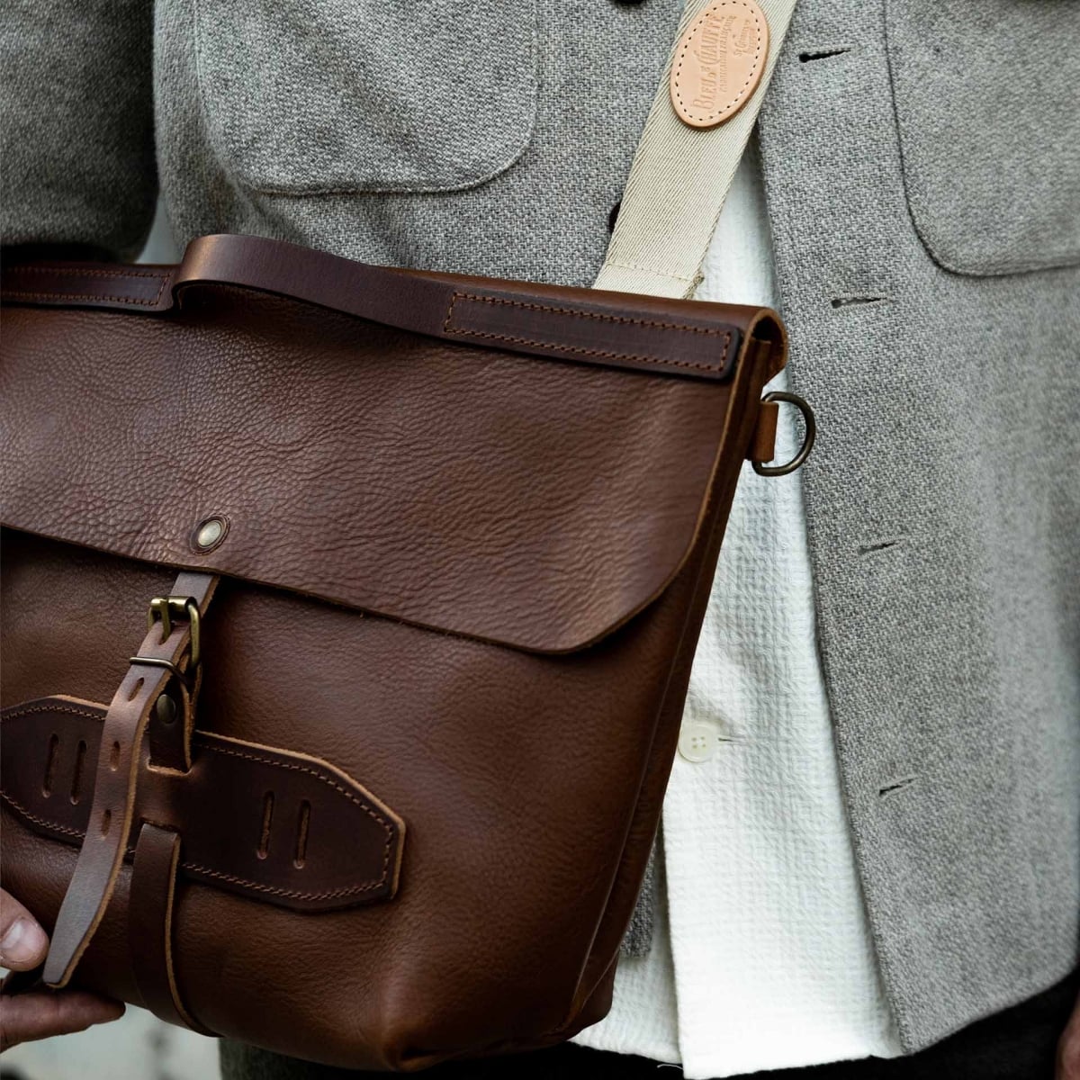Lazard Satchel bag - Amber Brown (image n°9)