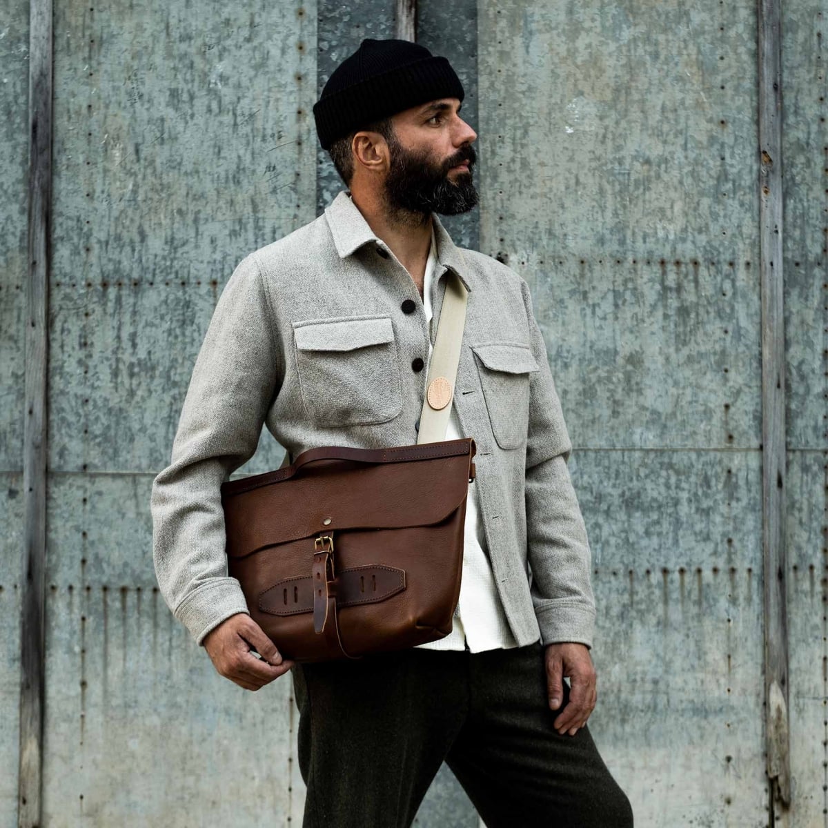 Lazard Satchel bag - Amber Brown (image n°5)