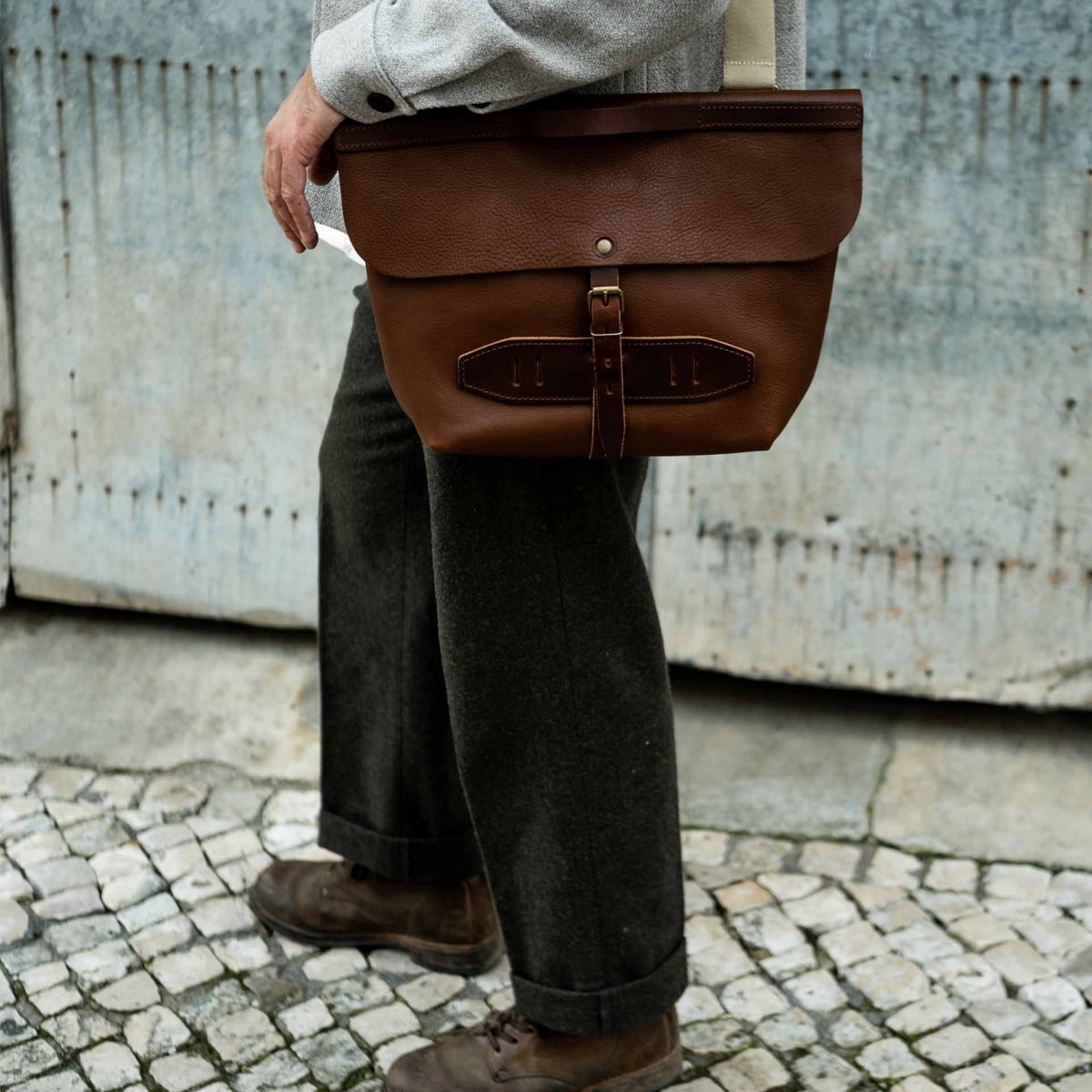 Lazard Satchel bag - Amber Brown (image n°6)
