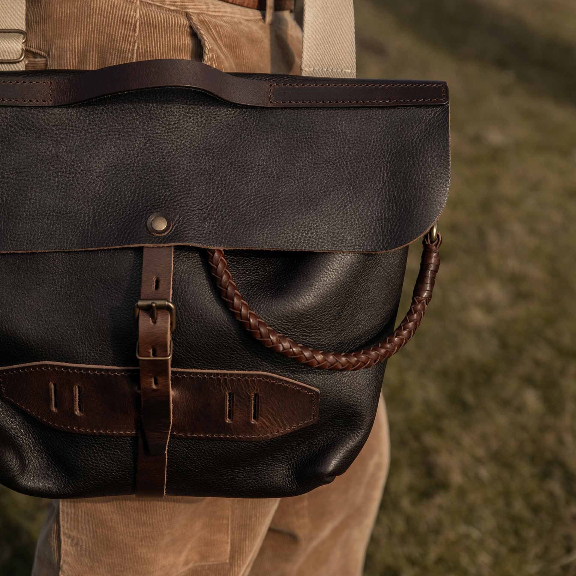 Hook L braided key ring - Brown (image n°5)