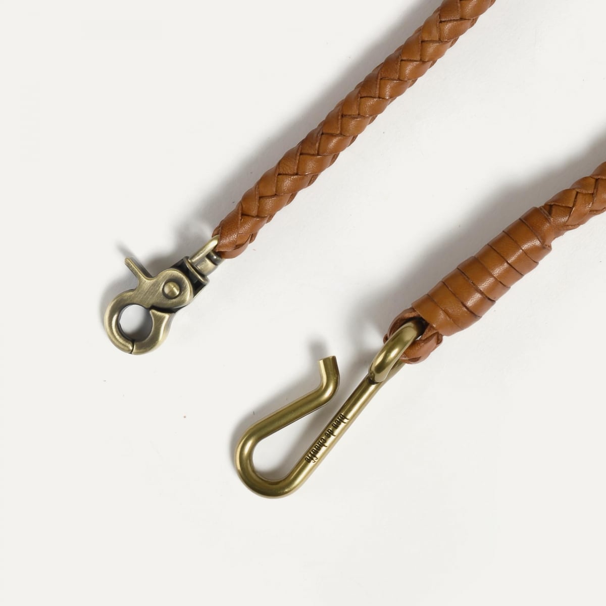 Porte clé tressé Hook L - Miel (image n°3)