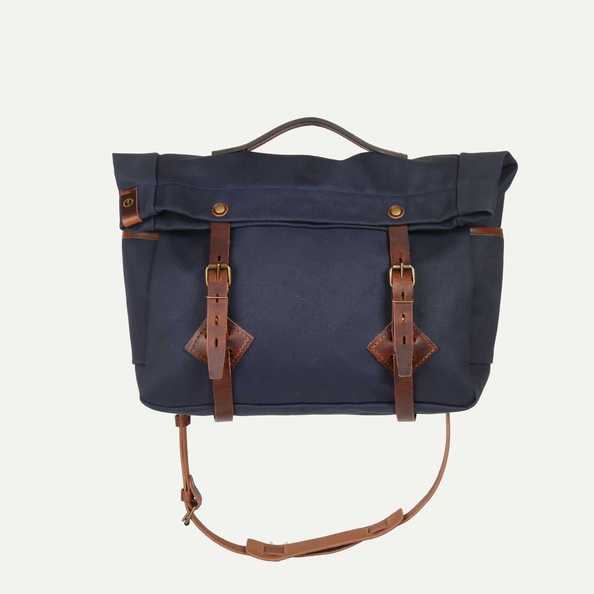 Gaston Musette Satchel Bag - Navy Blue BM (image n°6)